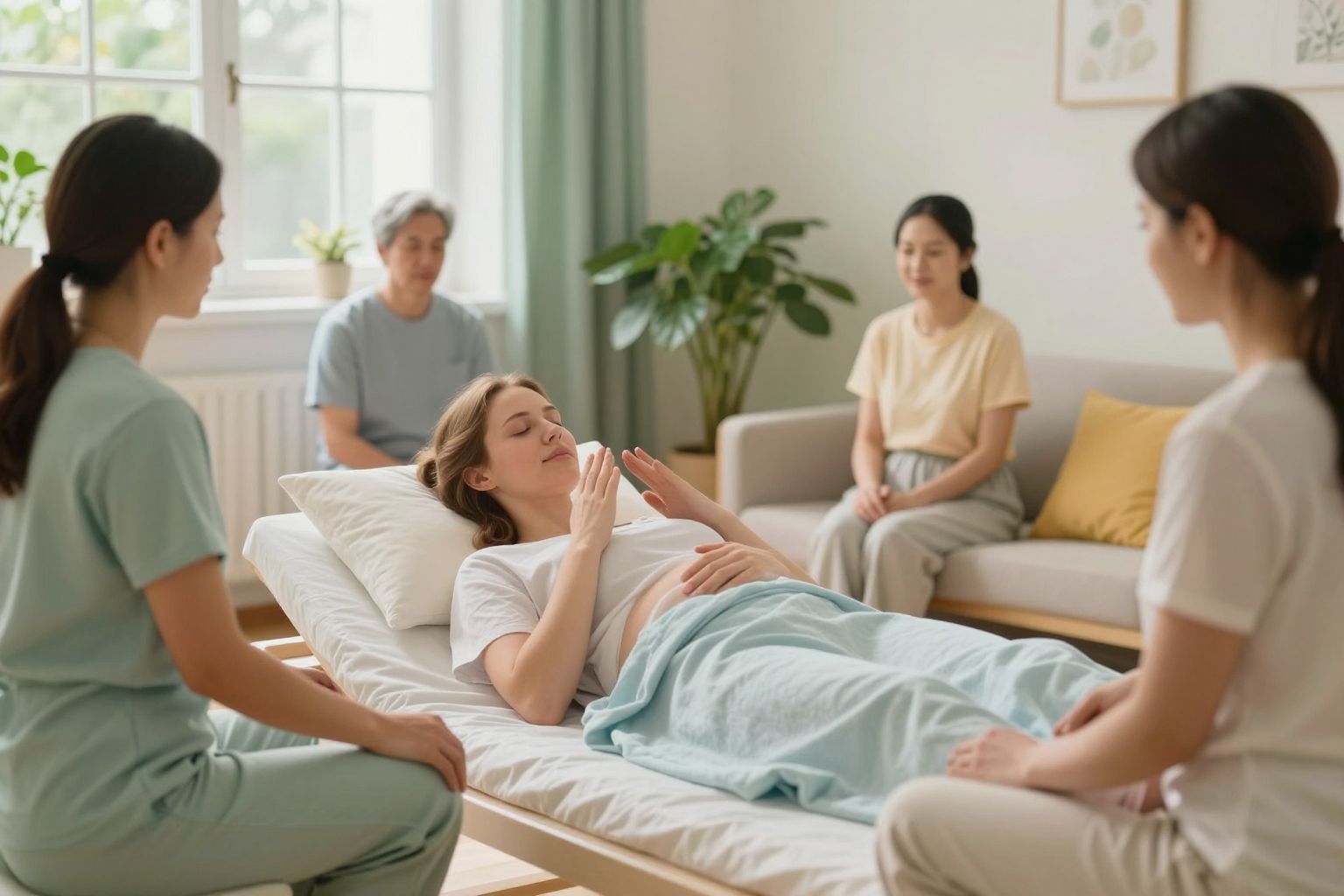 A környezet javíthatja a szülés élményét és biztonságát.