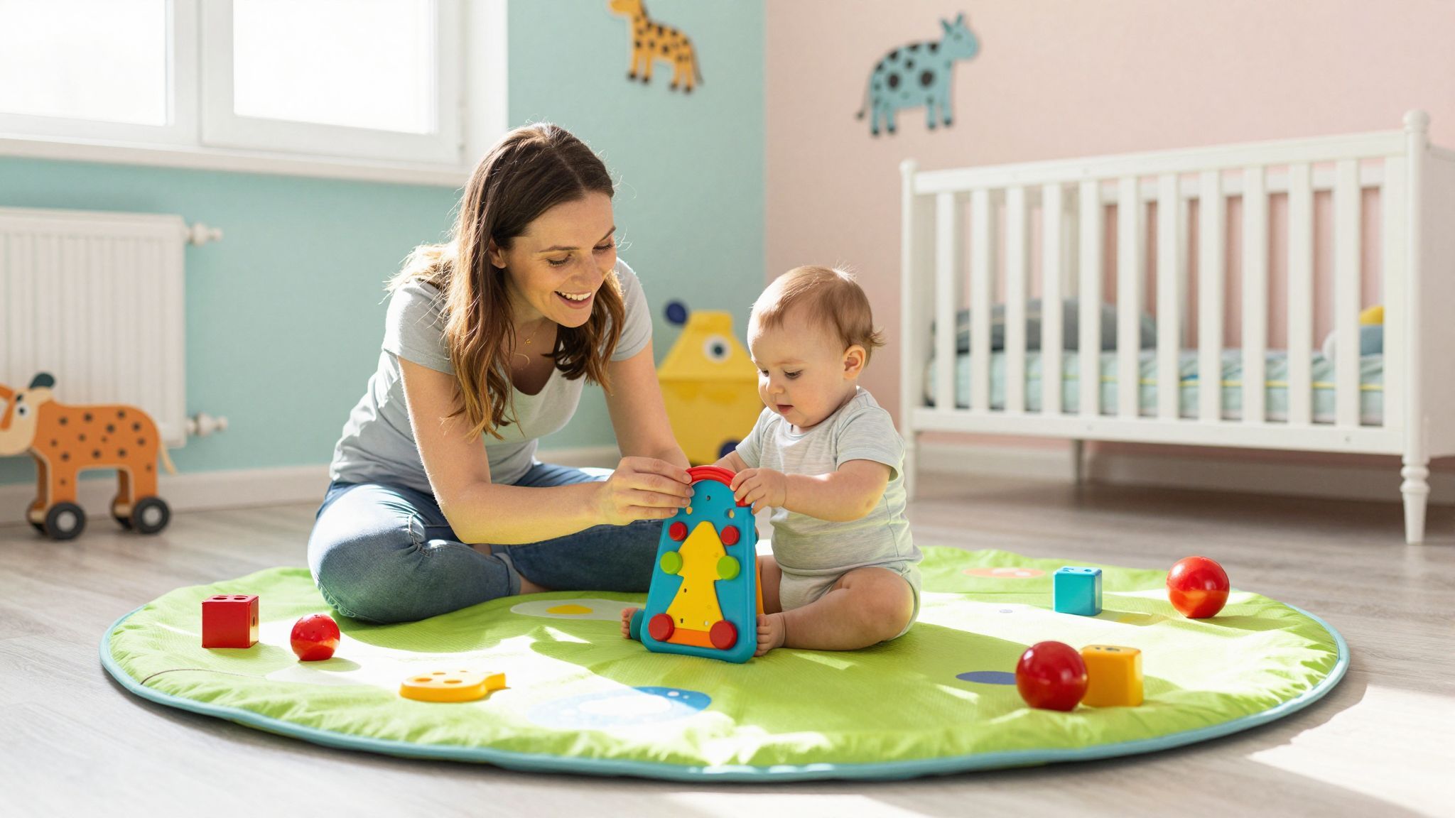 A kukucsjáték ösztönzi a baba kíváncsiságát és felfedezését.