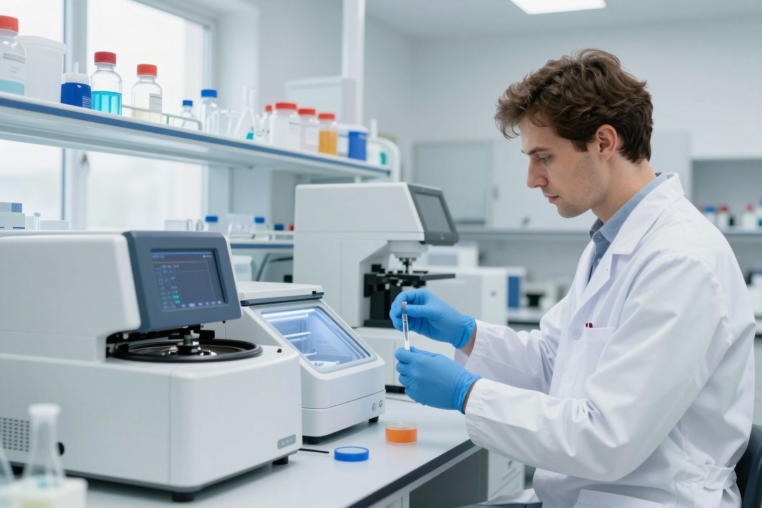 A laboratóriumi feldolgozás kulcsa a pontosság és gyorsaság.