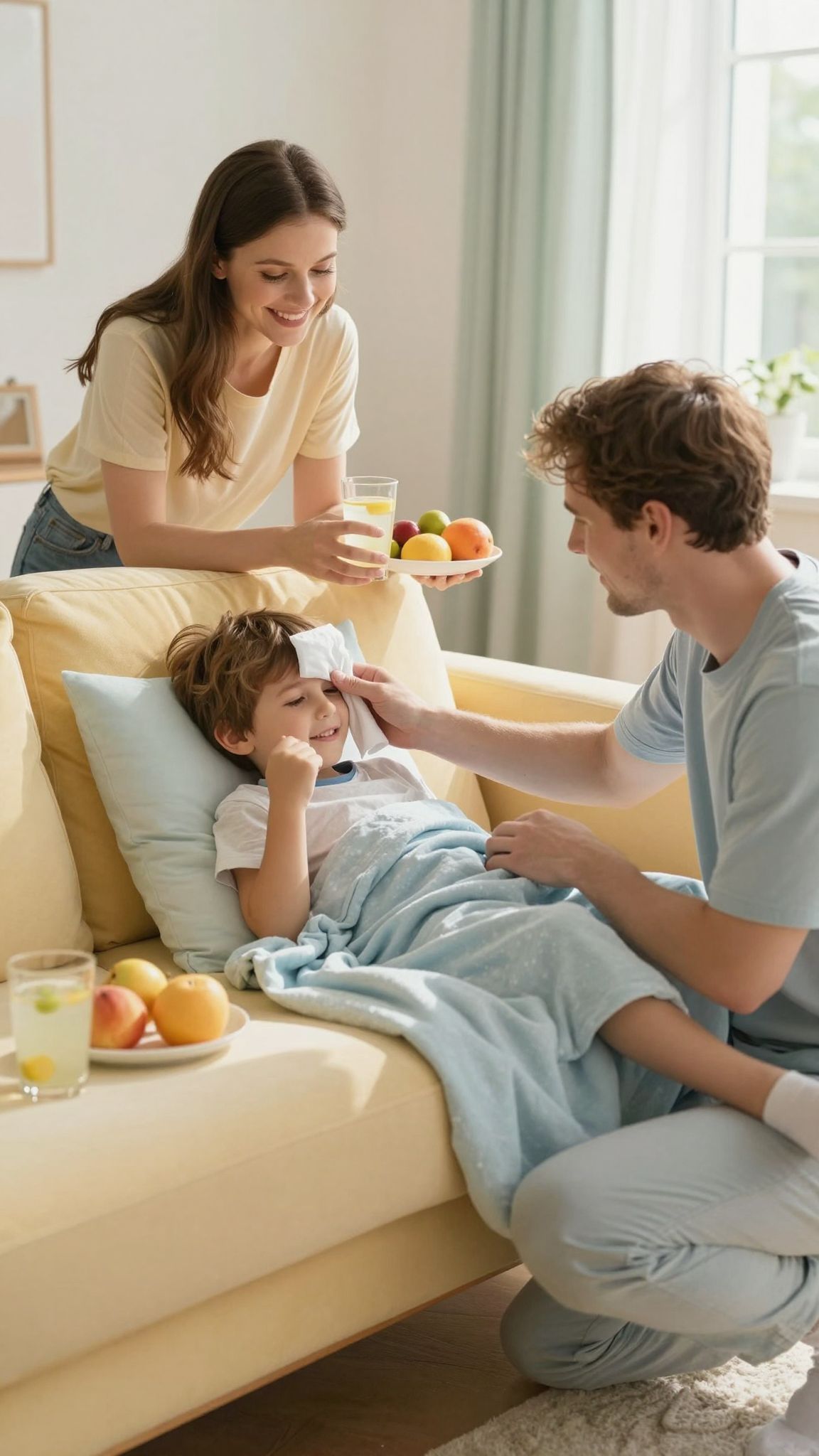 A láz utáni lábadozás során fontos a pihenés.