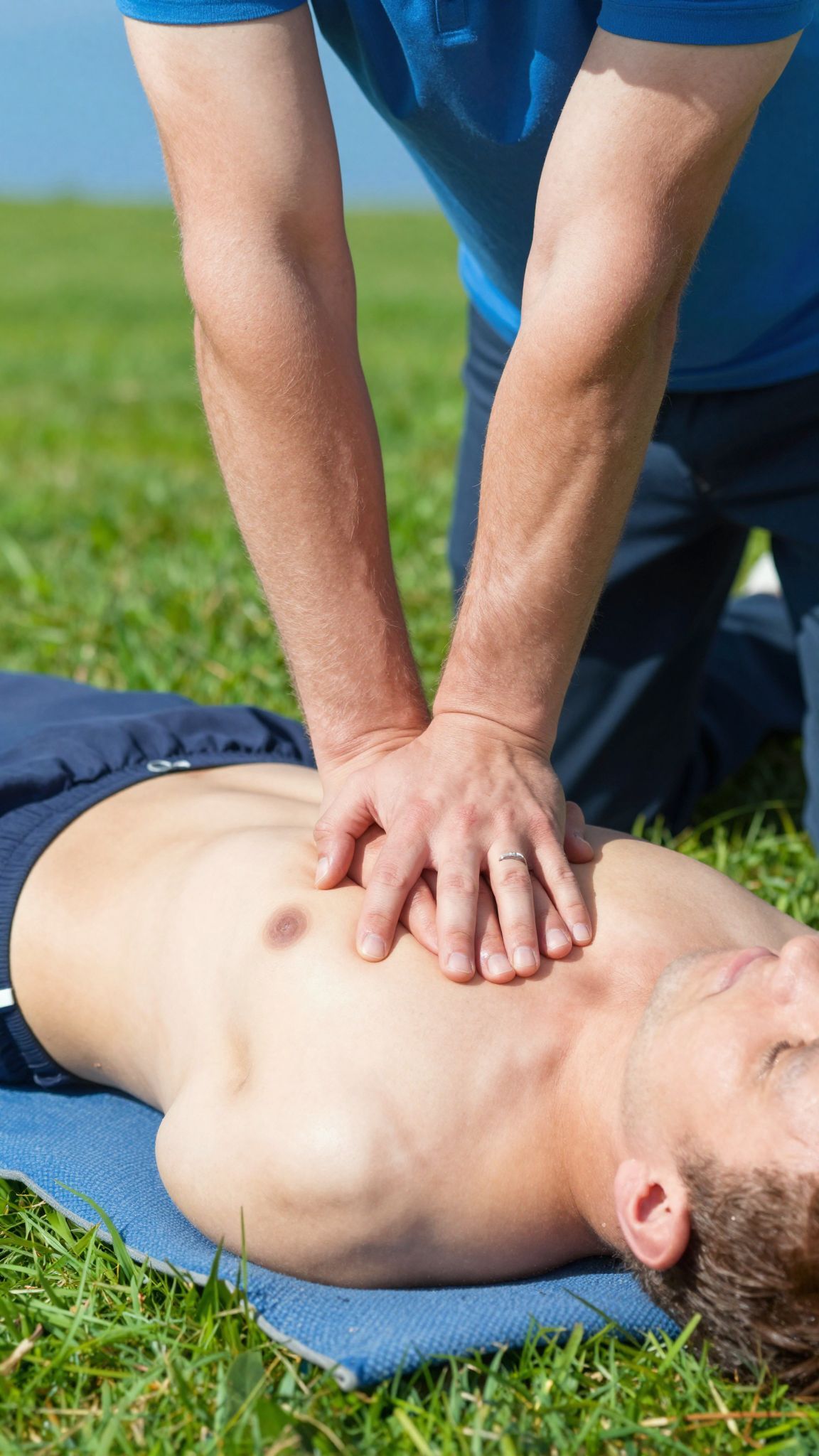 A mellkaskompresszió során a vérkeringés gyors helyreállítása crucial.