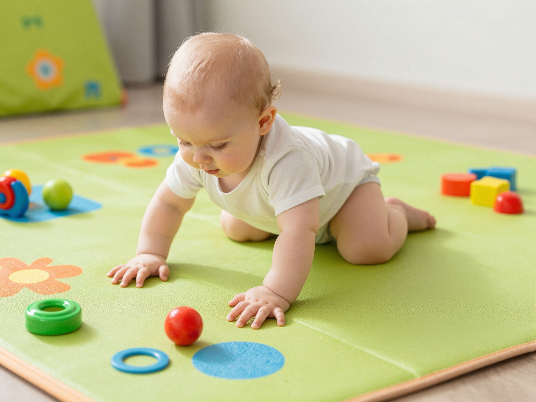 A mélyizmok erősítése segíti a baba önálló ülését.