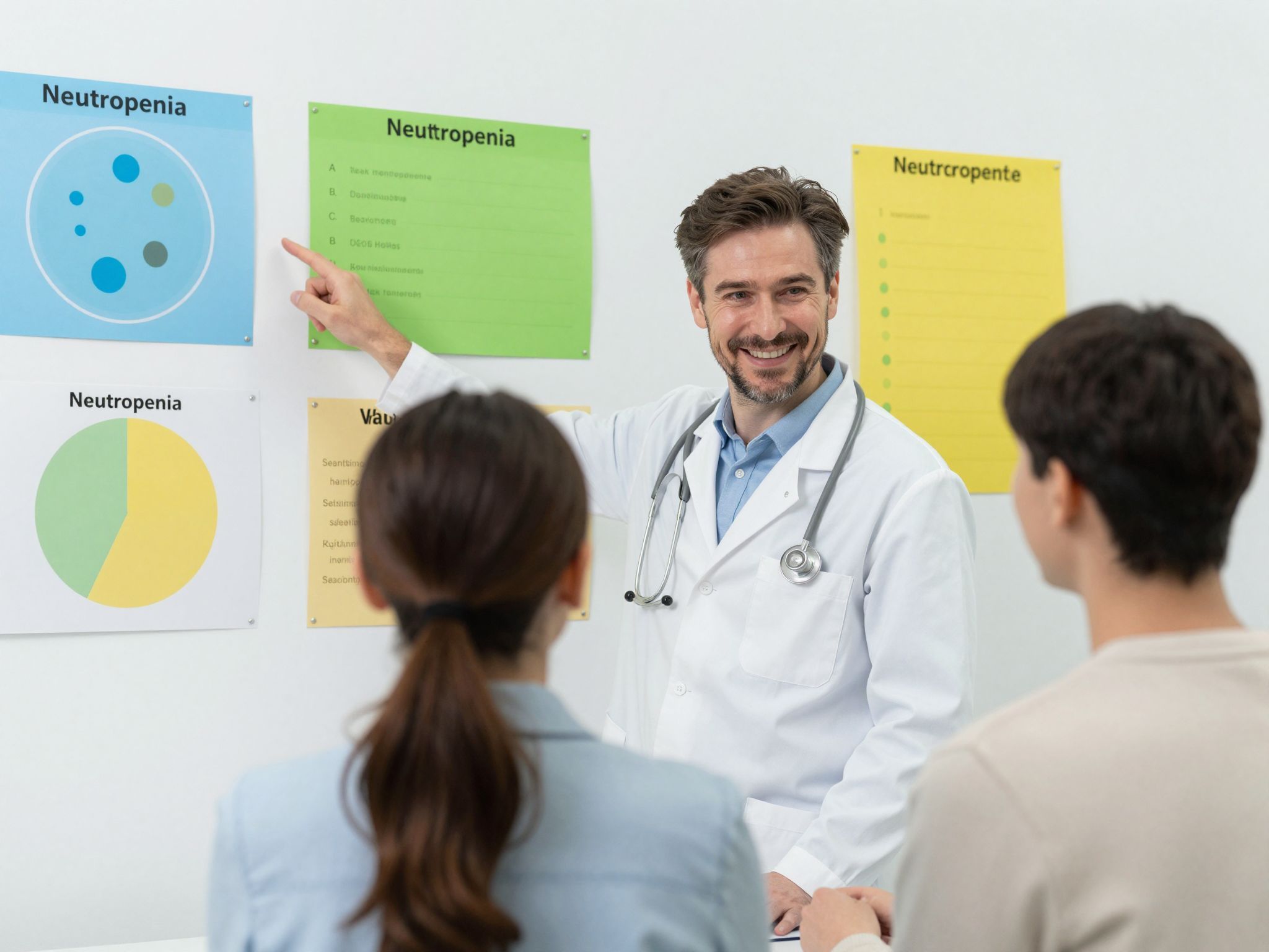 A neutropénia fajtái: veleszületett, szerzett és gyógyszerindukált.