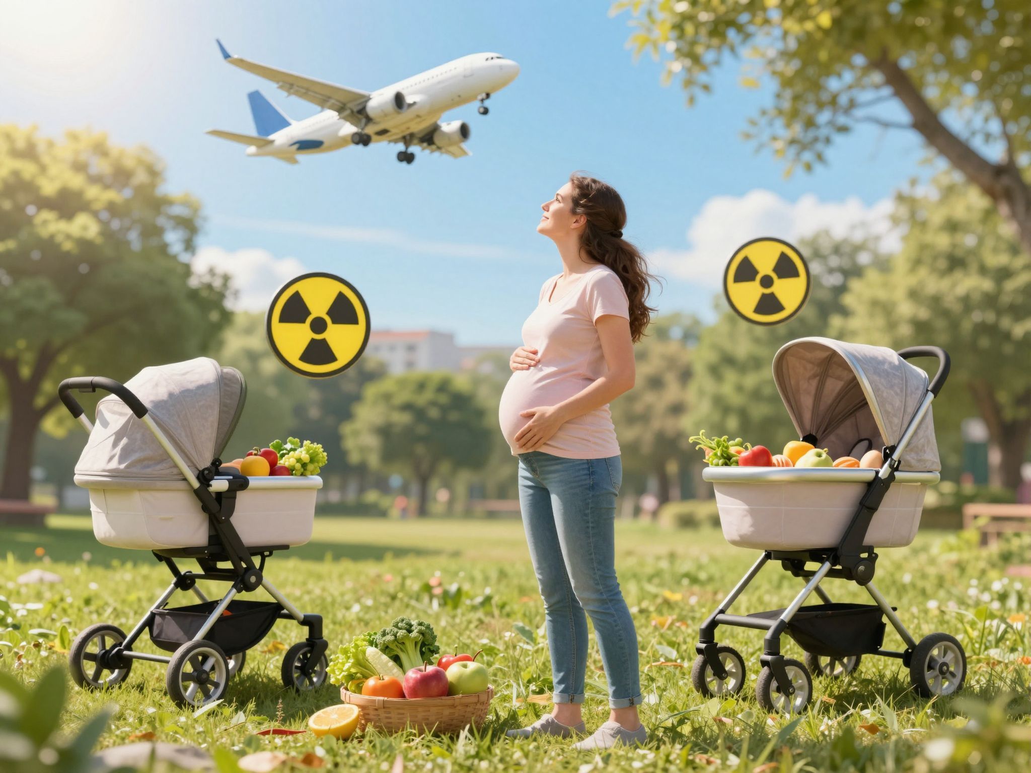 A repülés alatt a sugárzás szintje minimális.