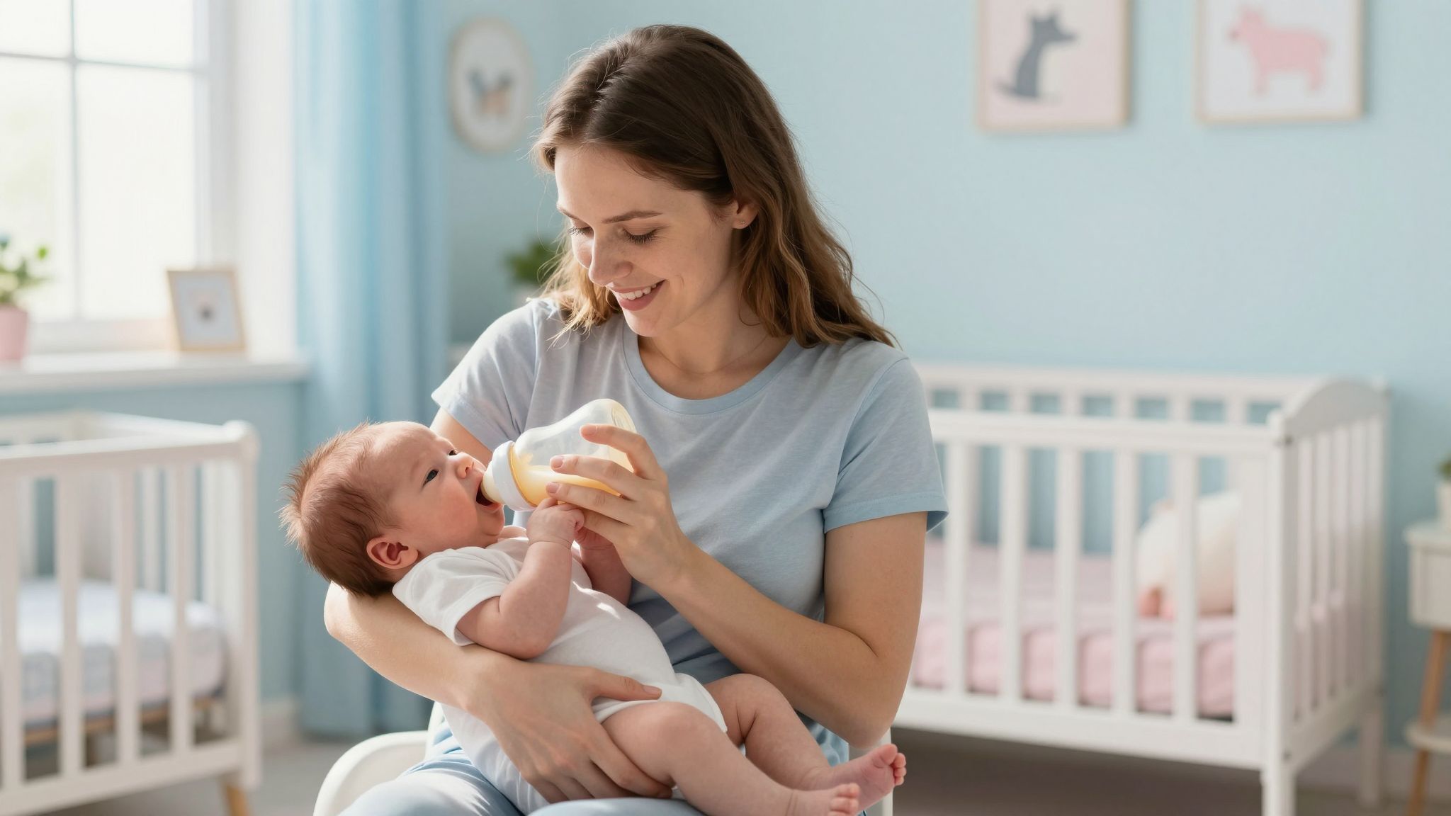 A tápszeres táplálás esetén a megfelelő arányok kulcsfontosságúak.