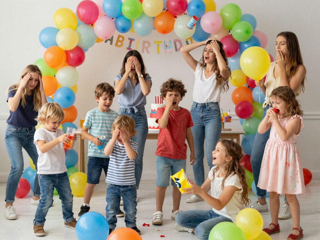 A tökéletes gyerekzsúr rémálma: 18 félelem, ami minden anyában felmerül