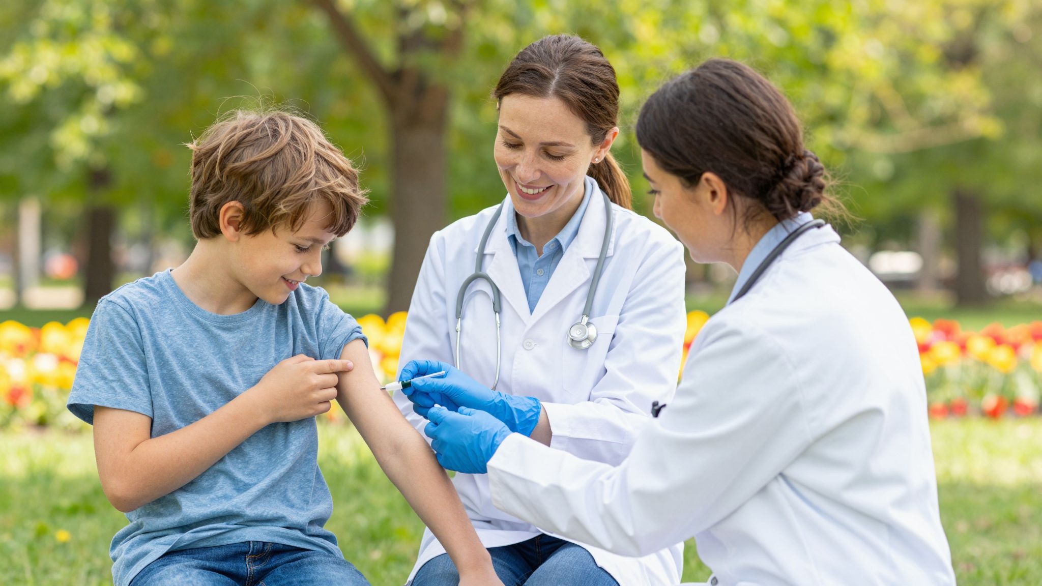 A védőoltás segít megelőzni a kullancsfertőzéseket.