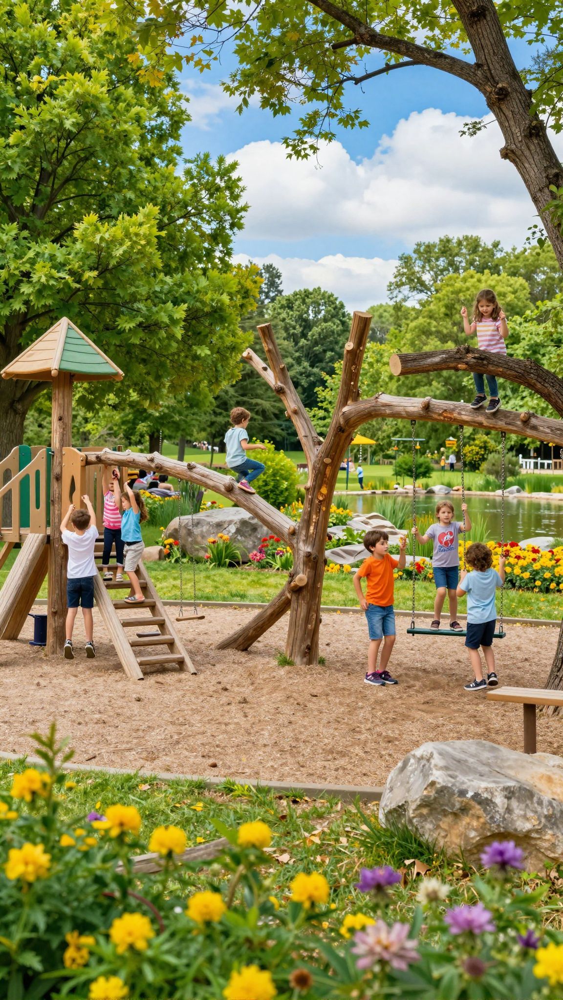 A természet csodái ösztönzik a gyerekek kreativitását.