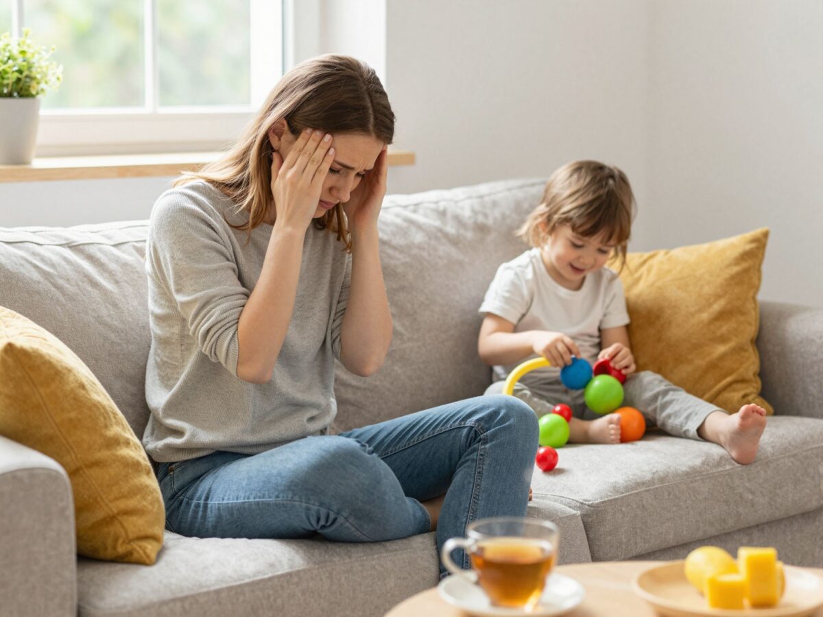 Amikor az anya feje fáj: praktikus tanácsok migrénes anyukáknak