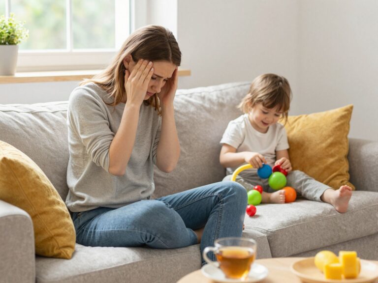 Amikor az anya feje fáj: praktikus tanácsok migrénes anyukáknak