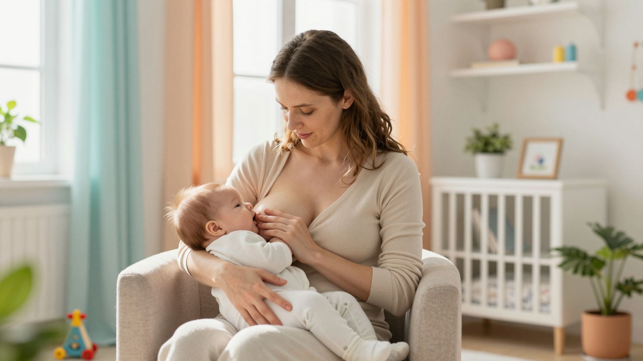 Az anyatej elősegíti a baba érzelmi biztonságát.