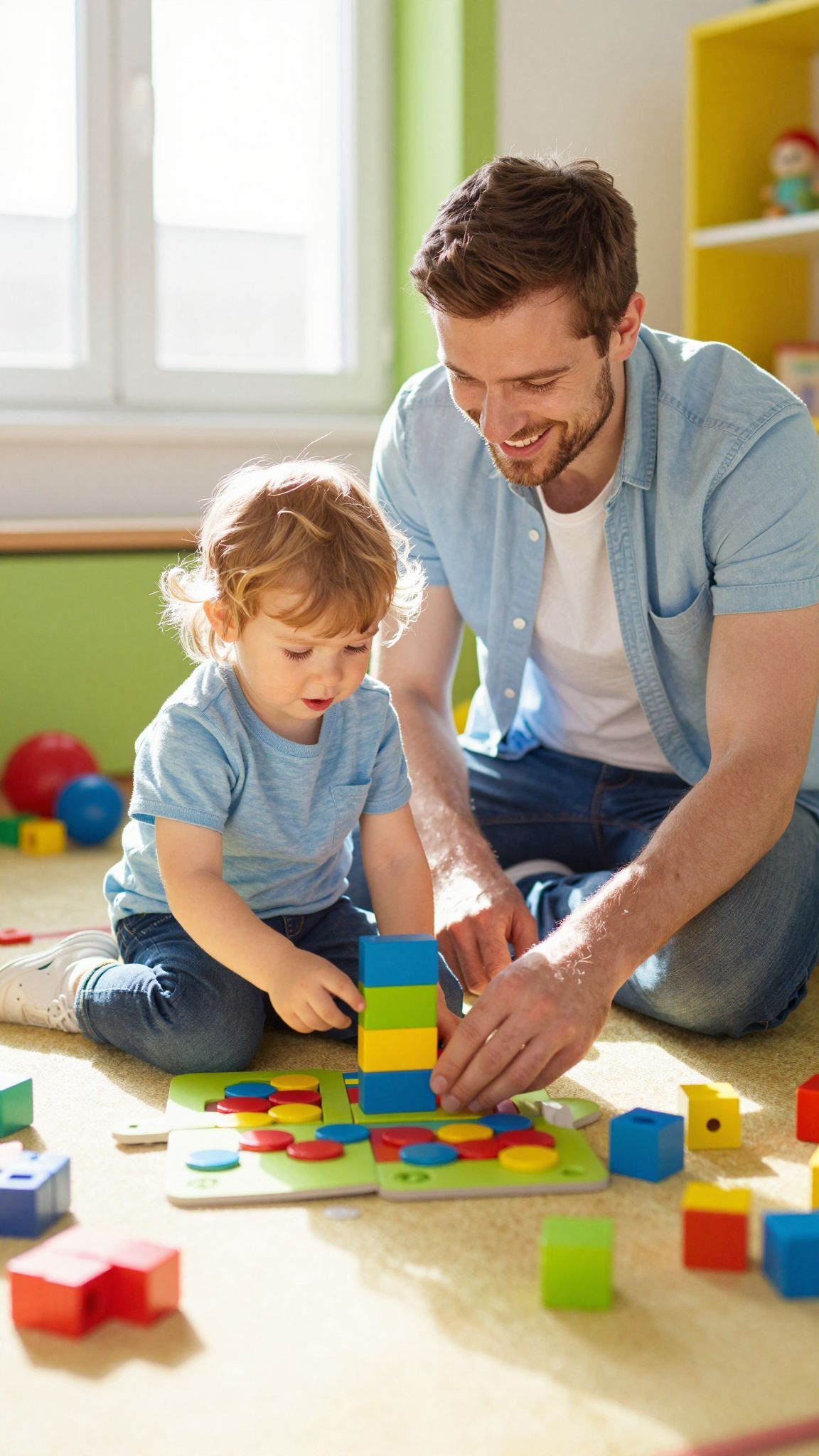 Az apák aktív részvétele serkenti a gyermekek kreativitását.