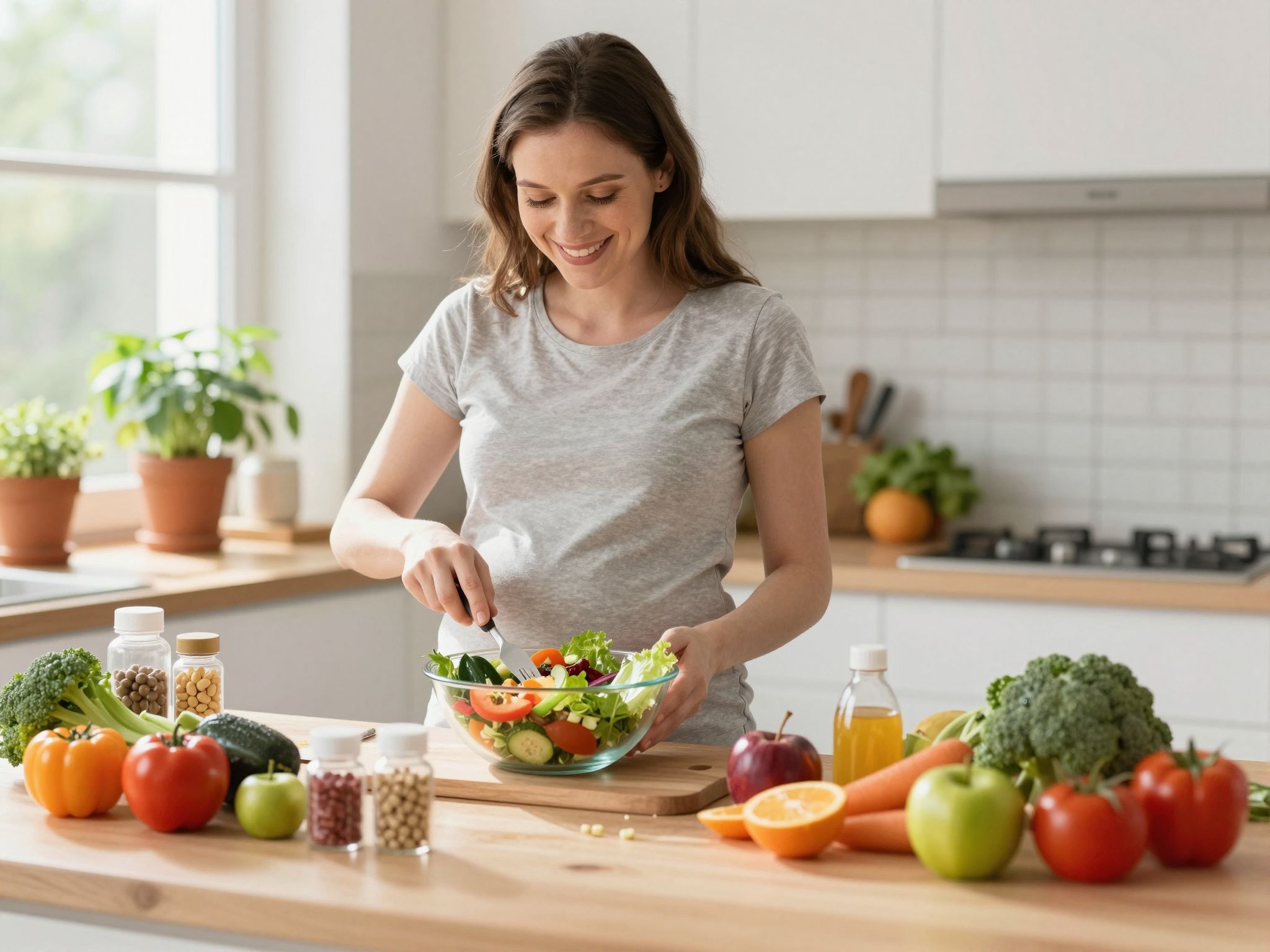 A megfelelő étrend növeli a hormonális egyensúlyt terhesség előtt.