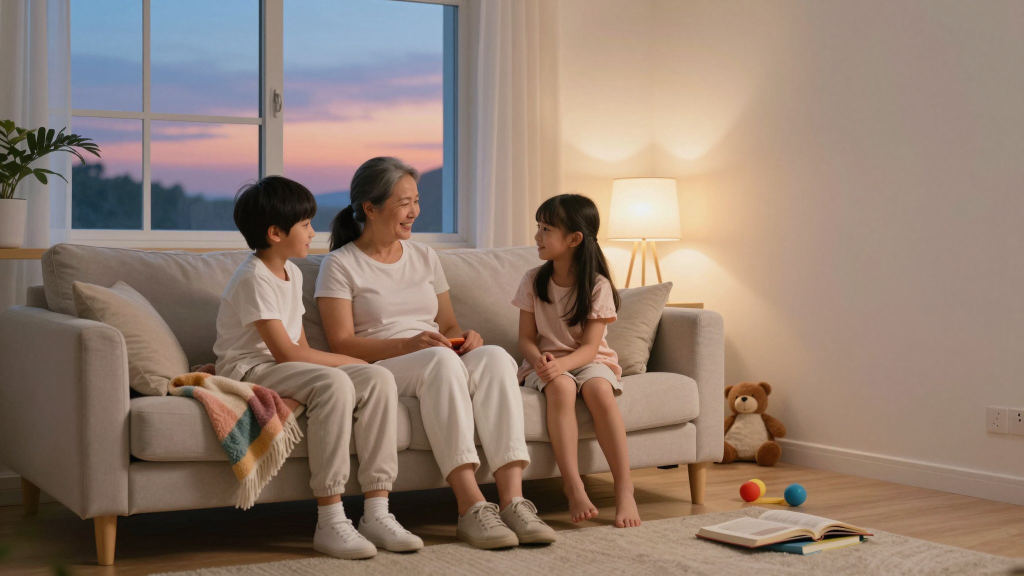 Az érzelmi biztonság elősegíti a pihentető alvást.