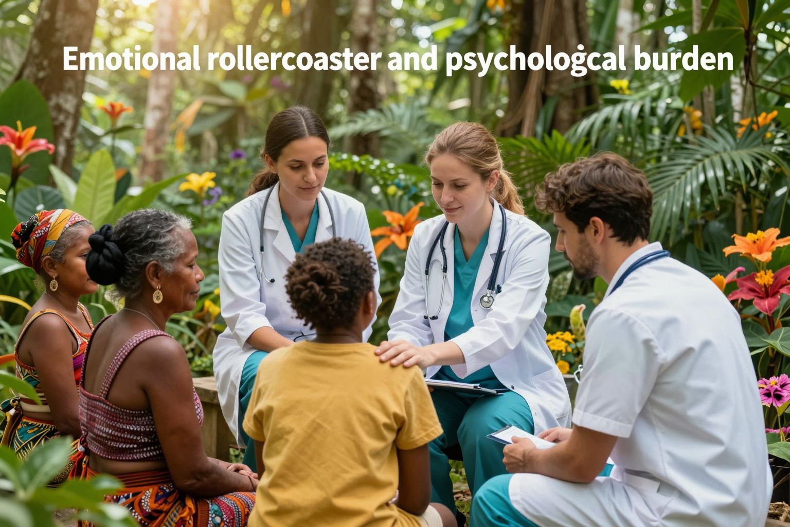 Az orvosok érzelmi terhei a dzsungelben különleges kihívások.