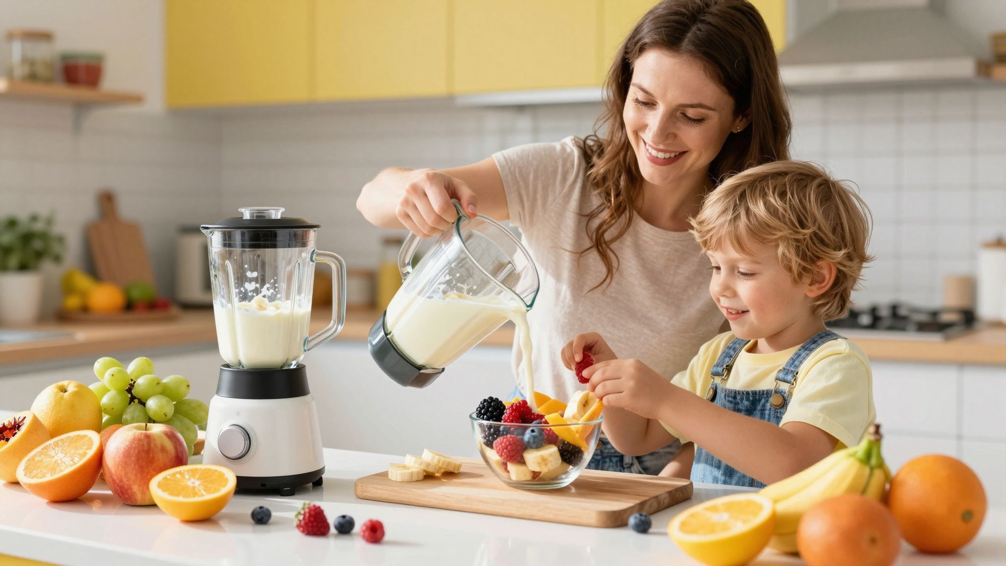 A gyerekek bevonása ösztönzi az egészséges táplálkozást.
