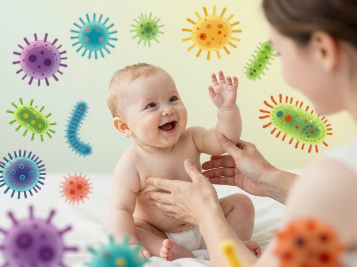 Csecsemők Bélflórája és Érzelmi Fejlődés: Tudományos Kutatások a Baktériumokról