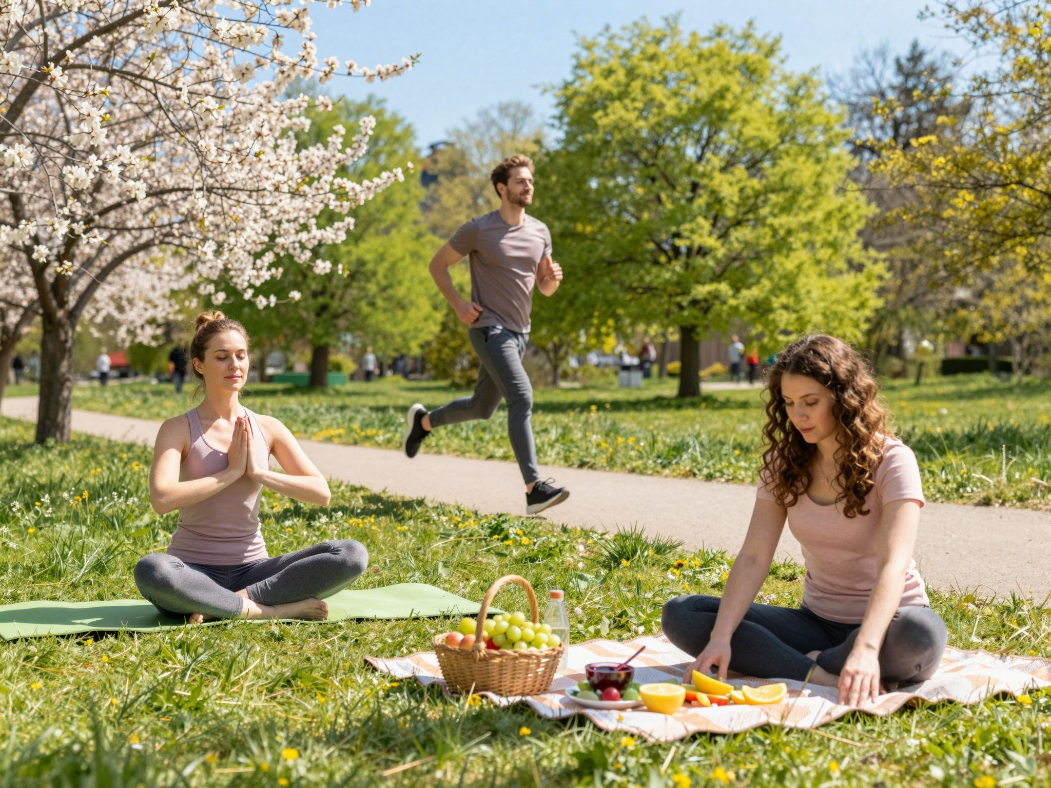Tavaszi reggeli fény segít a hangulat javításában.
