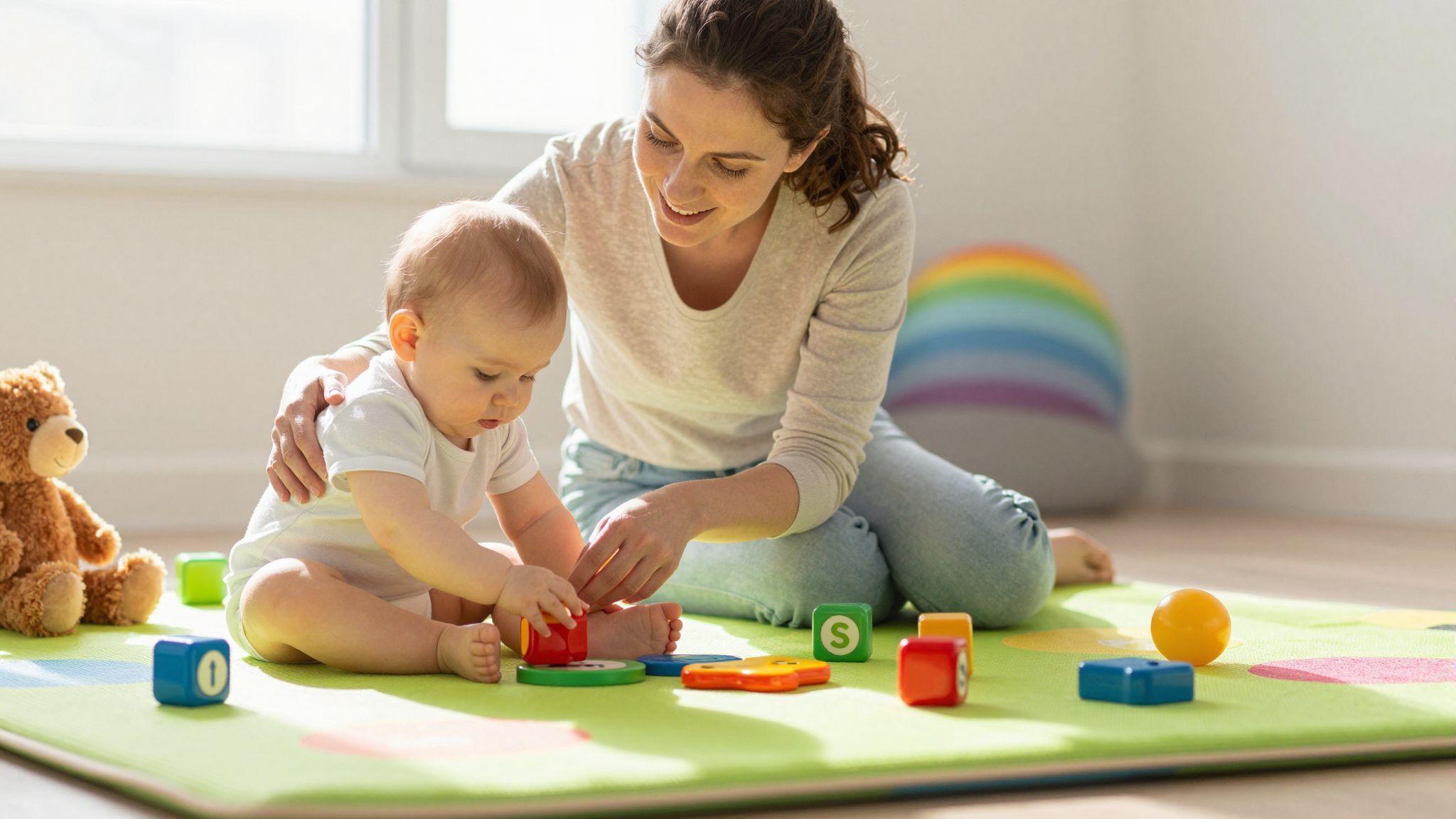 A fokozatos fejlődés kulcsa a babák önbizalmának növelése.