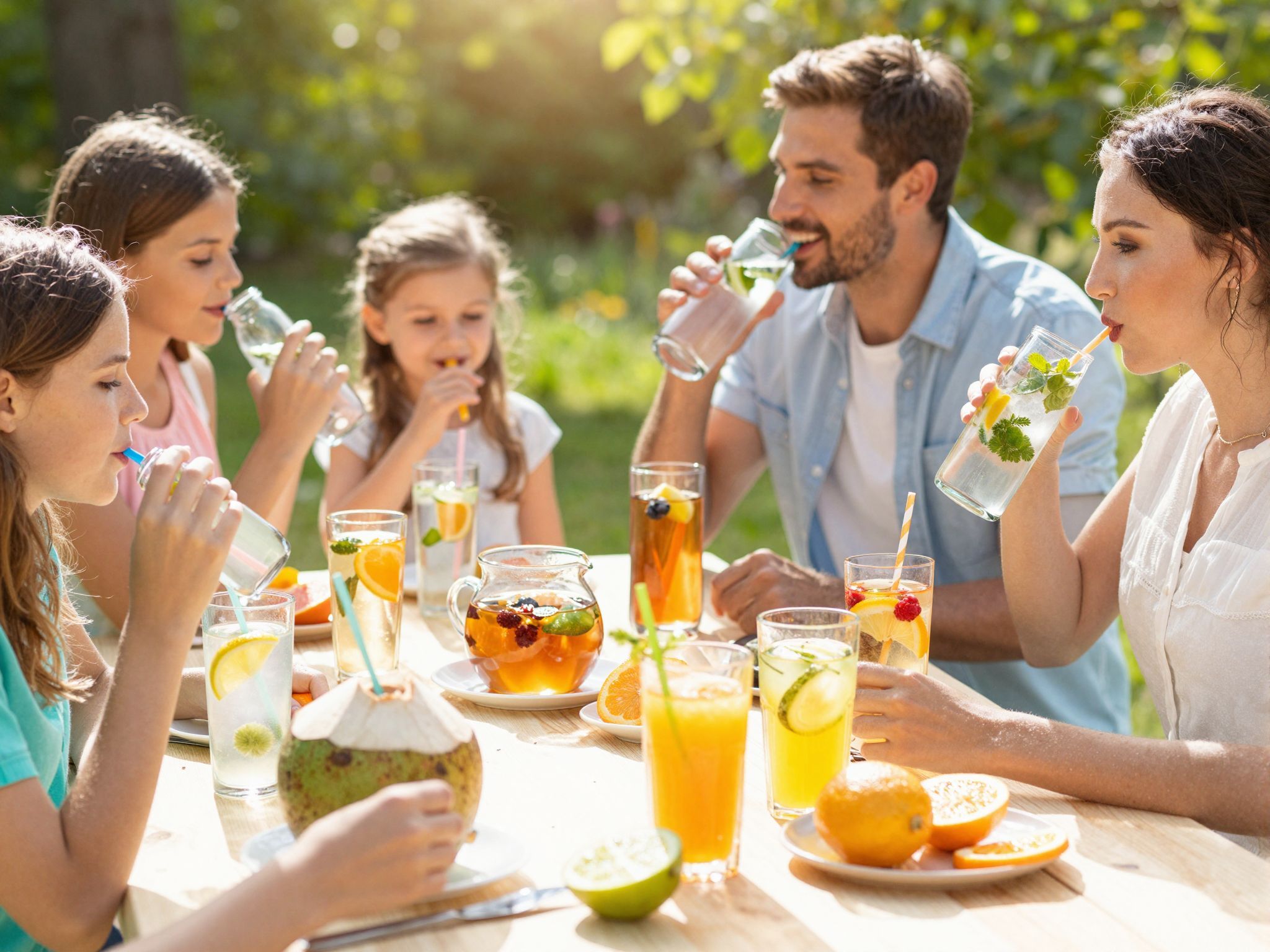 A kókuszvíz természetes elektrolitokat tartalmaz, segít a hidratálásban.