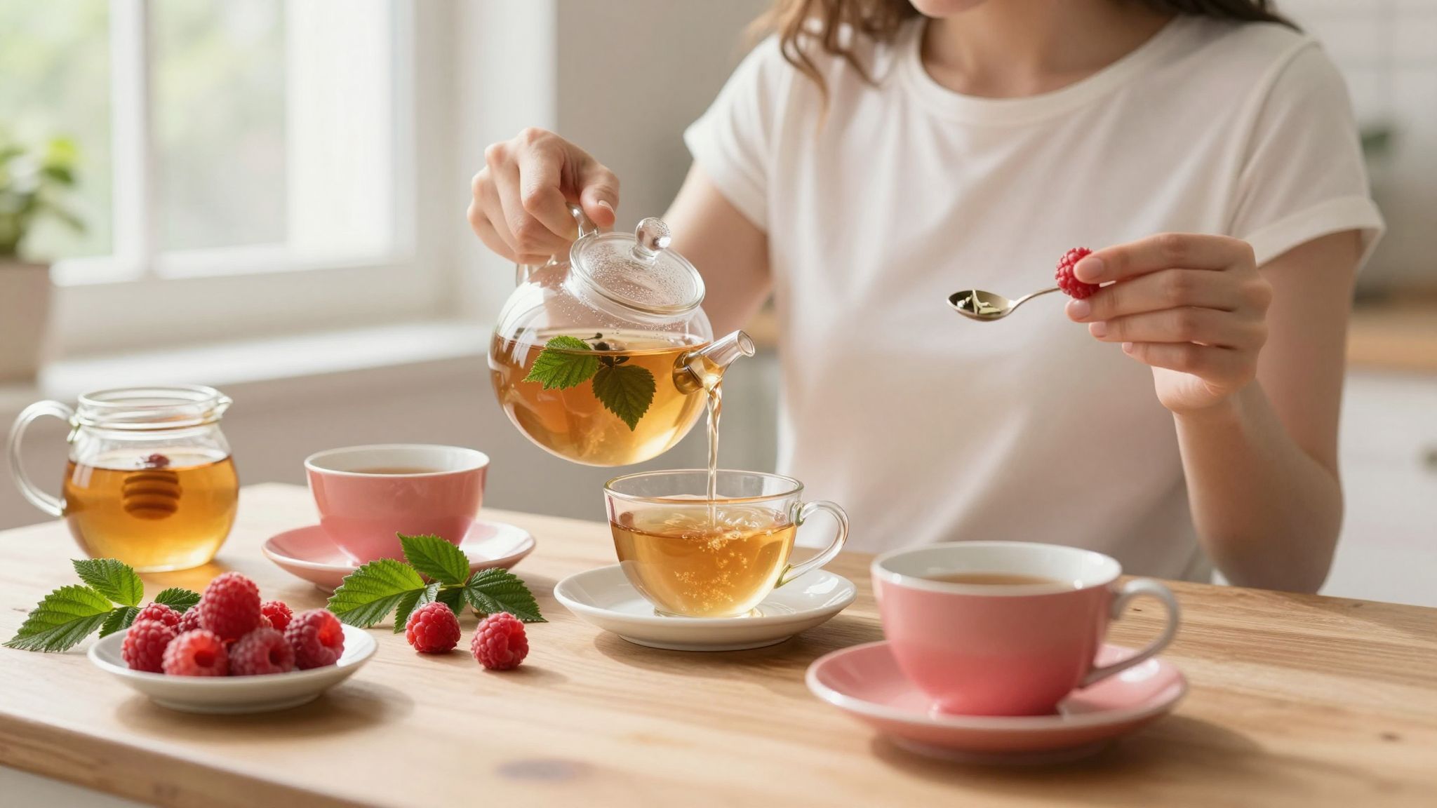 A málnalevél tea serkentheti a szülést, de mértékkel.