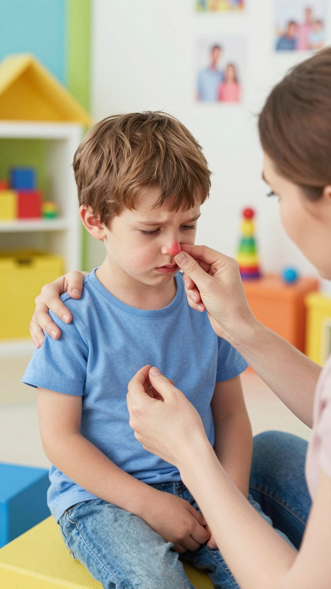 Orrvérzés esetén fontos a fej előre döntése.