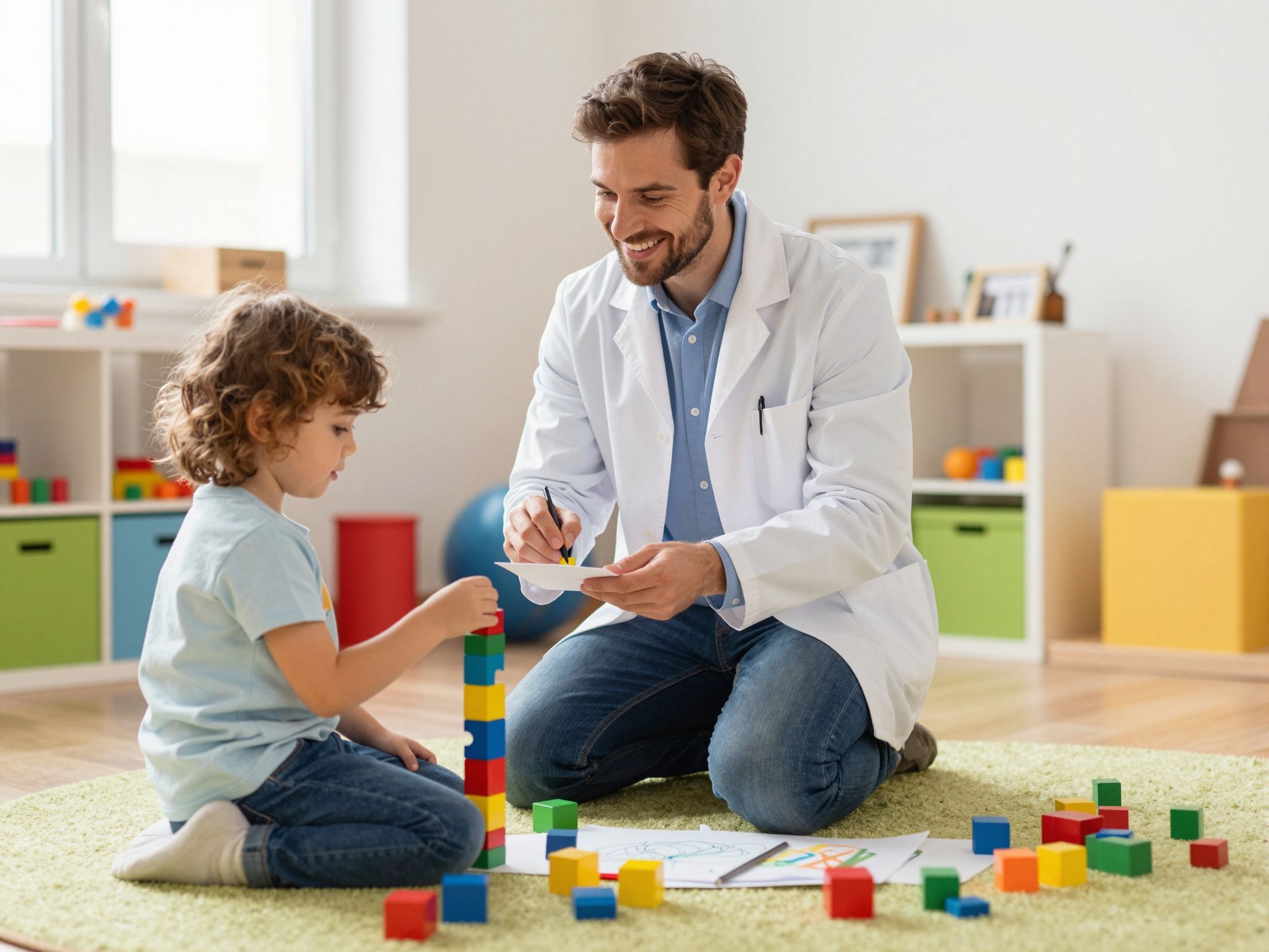 A gyermekpszichológus segít a szorongás és viselkedési problémák kezelésében.