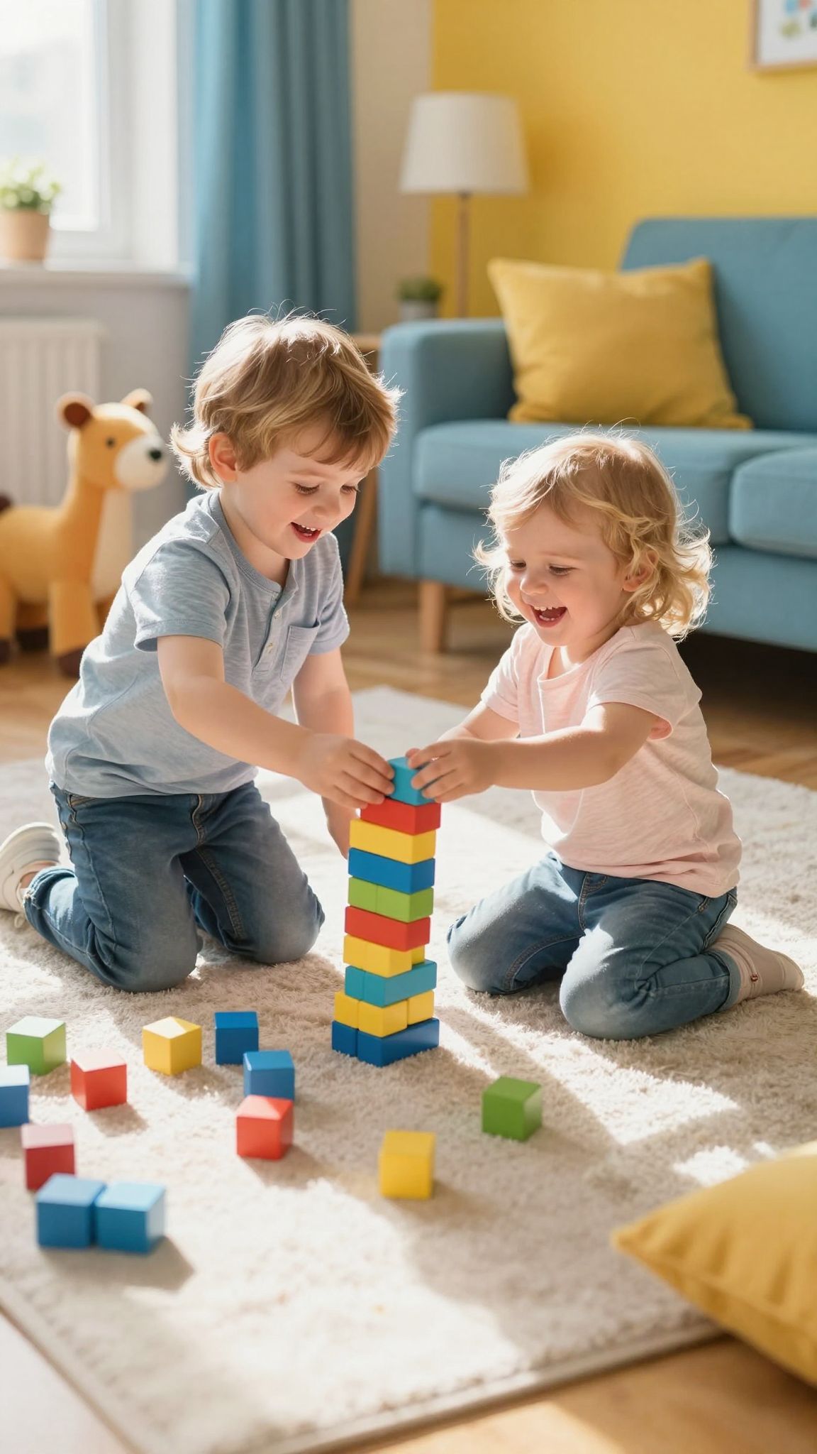 Két totyogóval a türelem és a játék kulcsfontosságú.