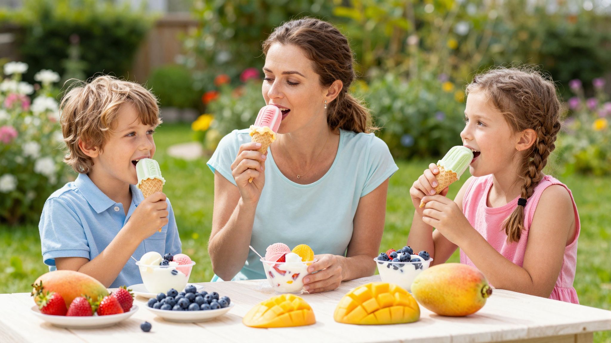 A házi jégkrémek egészséges alternatívát nyújtanak forró napokra.