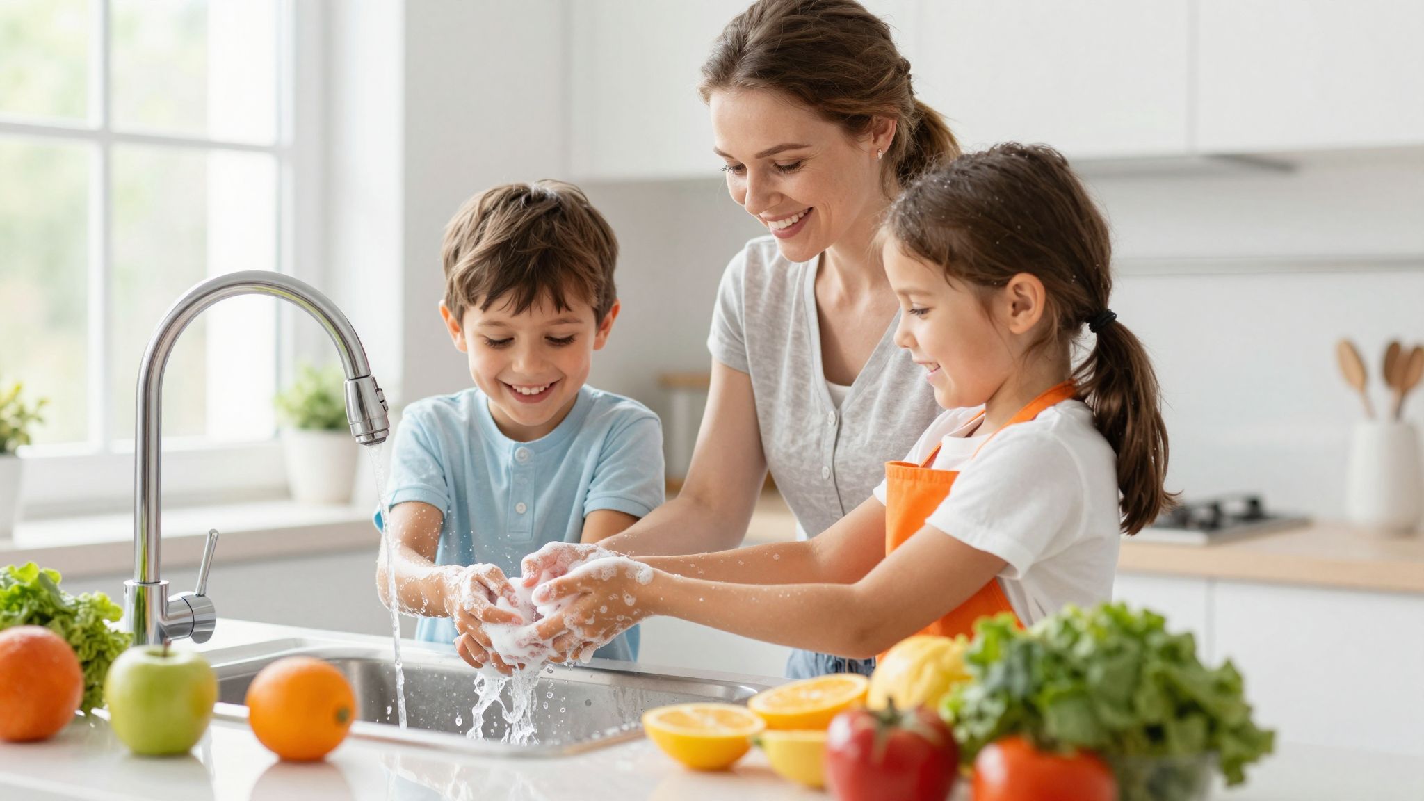 Mindennapi kézmosás segít a fertőzés megelőzésében.