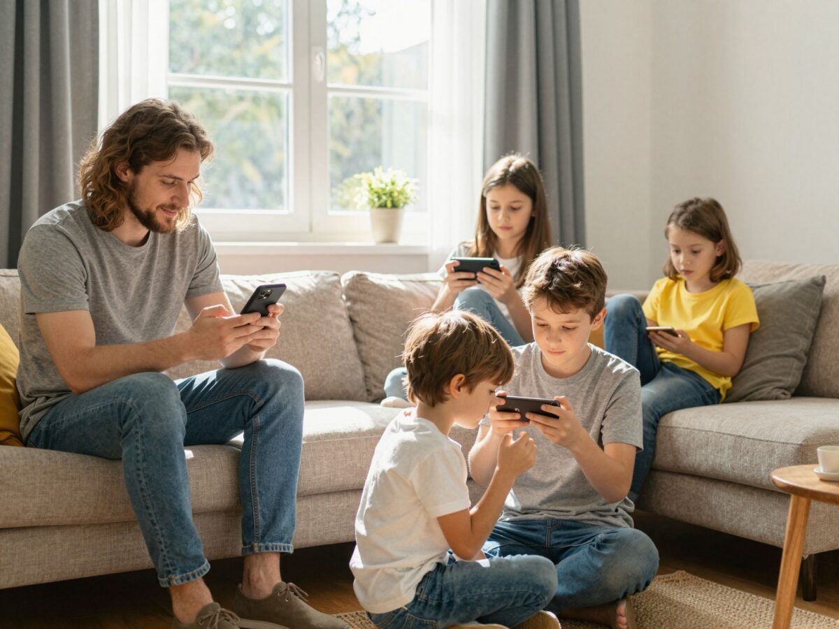 Hogyan hat a szülők social media függősége a gyereknevelésre?