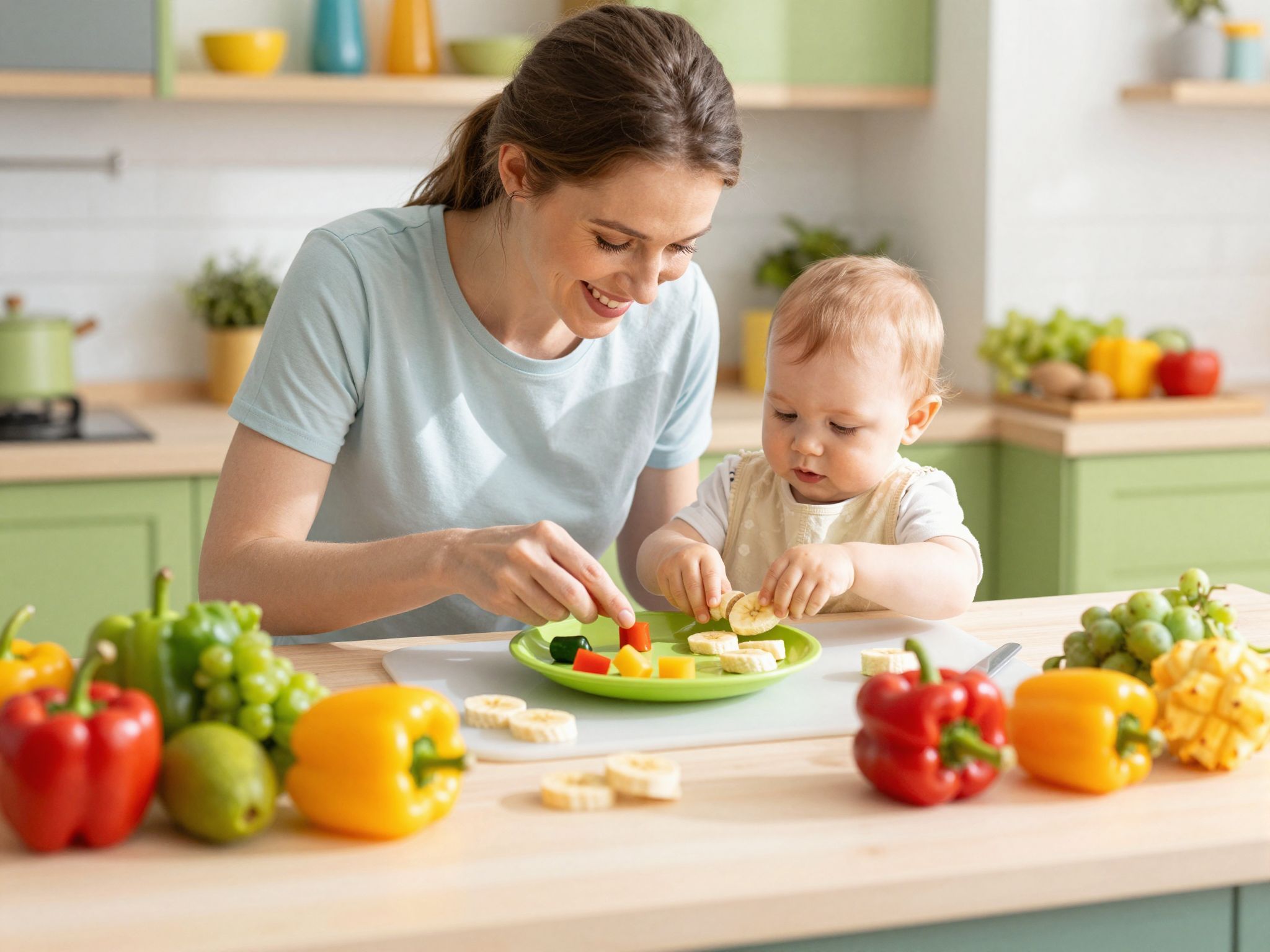 Falatkás hozzátáplálásnál fontos a változatos ízek bevezetése.