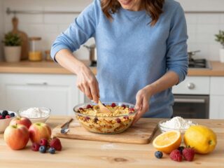 Hogyan készül az igazi angol crumble, vagyis morzsasüti? Mutatjuk a trükköket