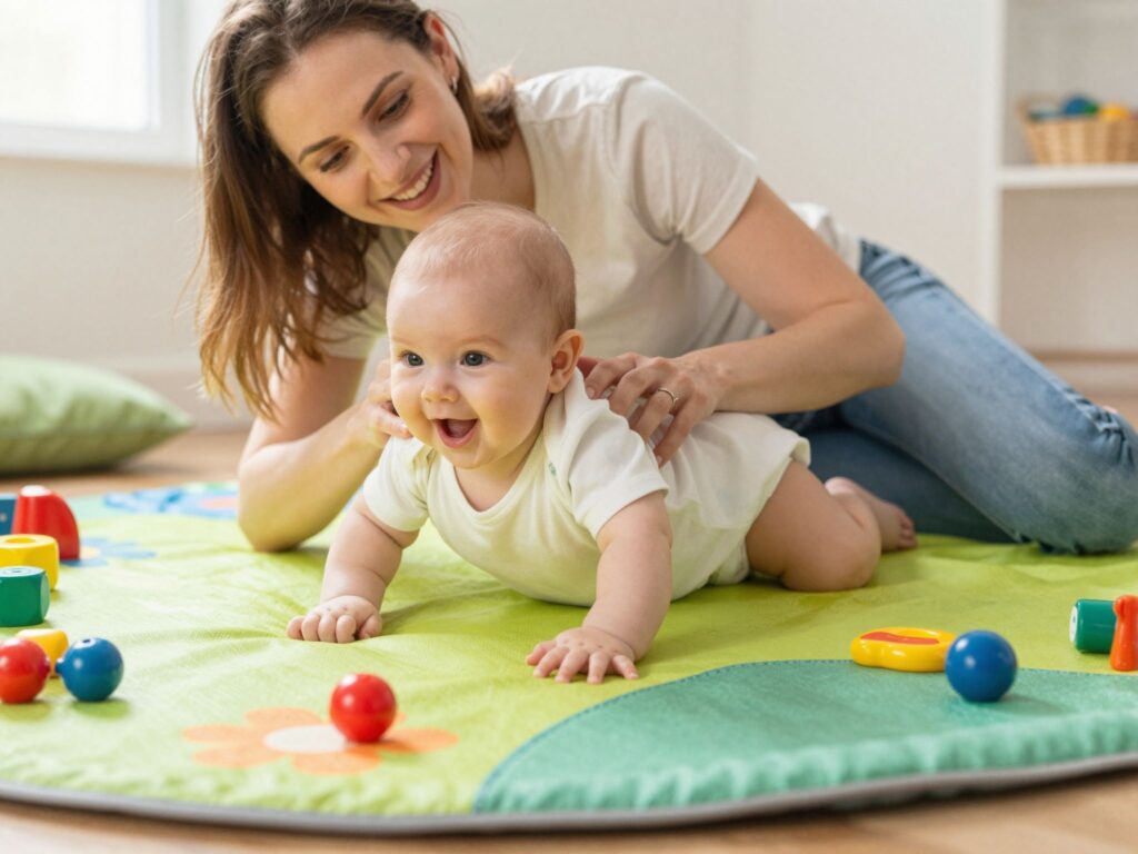 Hogyan segítheted a babádat a stabil fejtartás elsajátításában? Hasznos tippek és játékok
