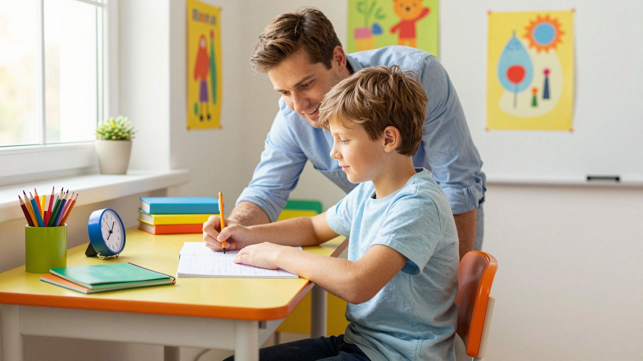A Pomodoro technika segít fenntartani a gyerekek figyelmét.