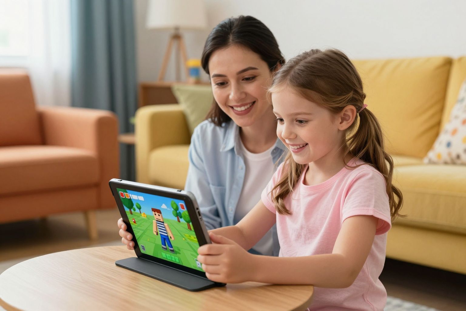 Játssz együtt gyermekeddel, hogy ő is biztonságban érezze magát.