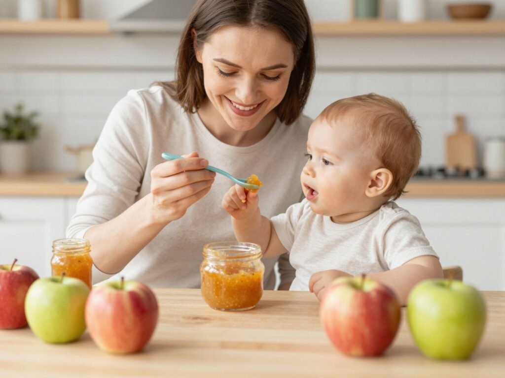Hozzátáplálás almával: finom és egészséges receptek az első kanalas ételektől