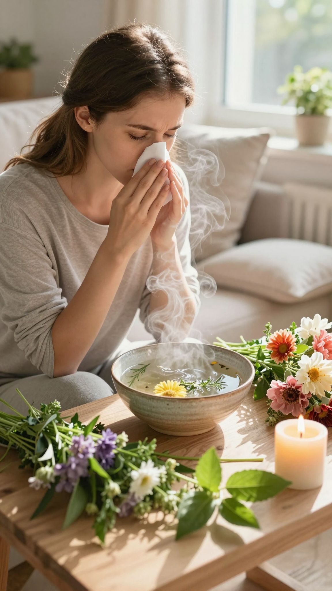 Az illóolajok inhalálása javítja a légutak átjárhatóságát.