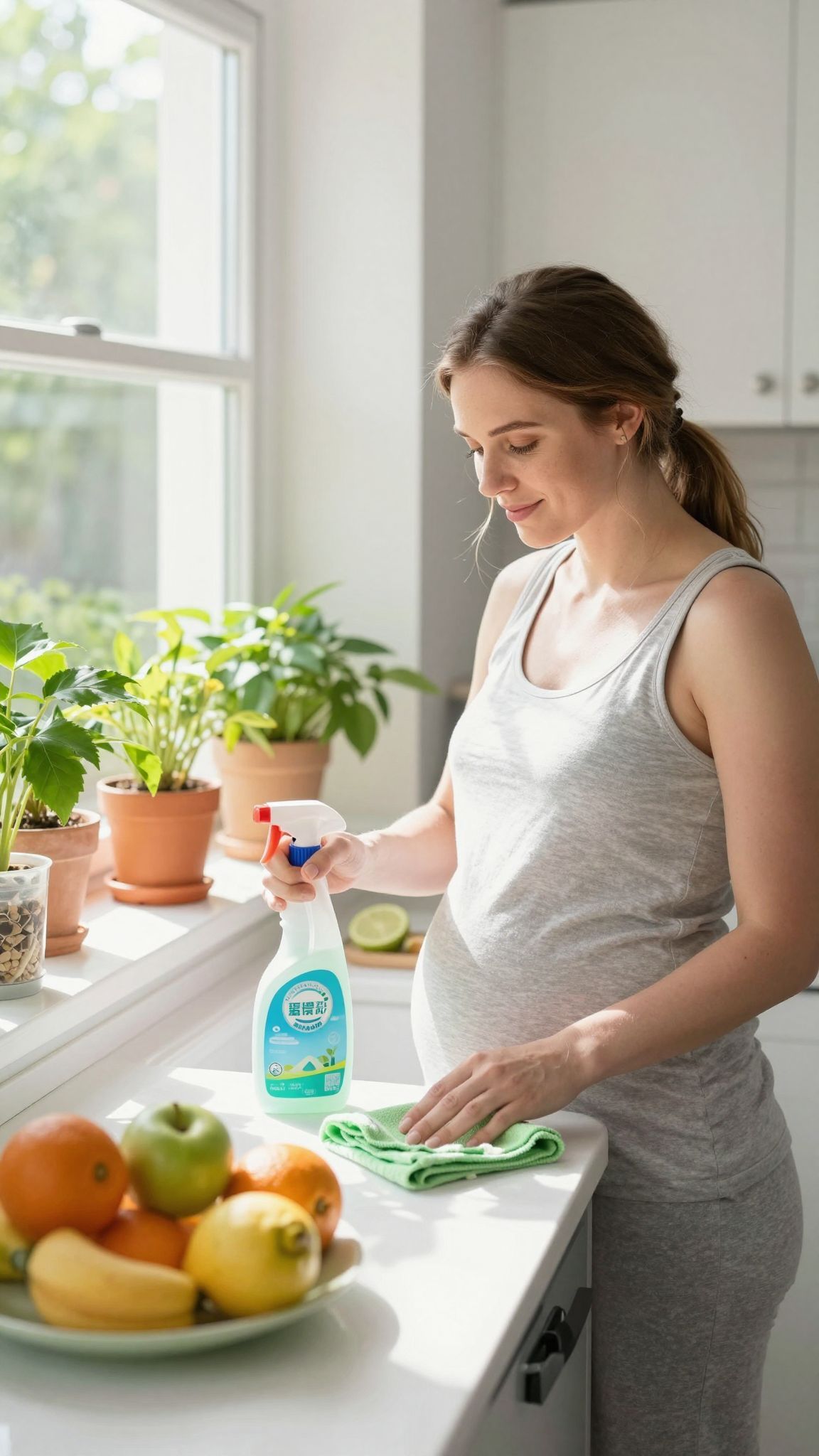 A háztartási vegyszerek károsíthatják a magzat fejlődését.