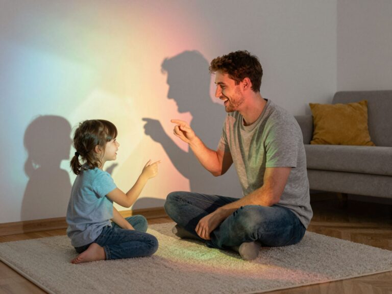 Kreatív és fejlesztő esti program: Az árnyjáték meglepő előnyei a kicsik számára
