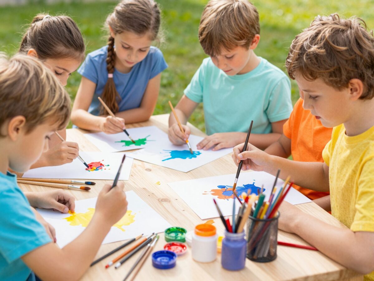 Kreatív festés gyerekekkel: 8 ötlet, ami túlmutat a sima ecset használatán