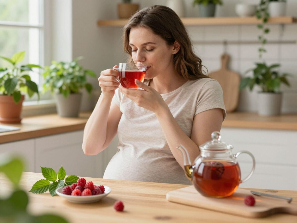 Málnalevél tea a várandósság végén: tények és tévhitek a népi gyógymódról