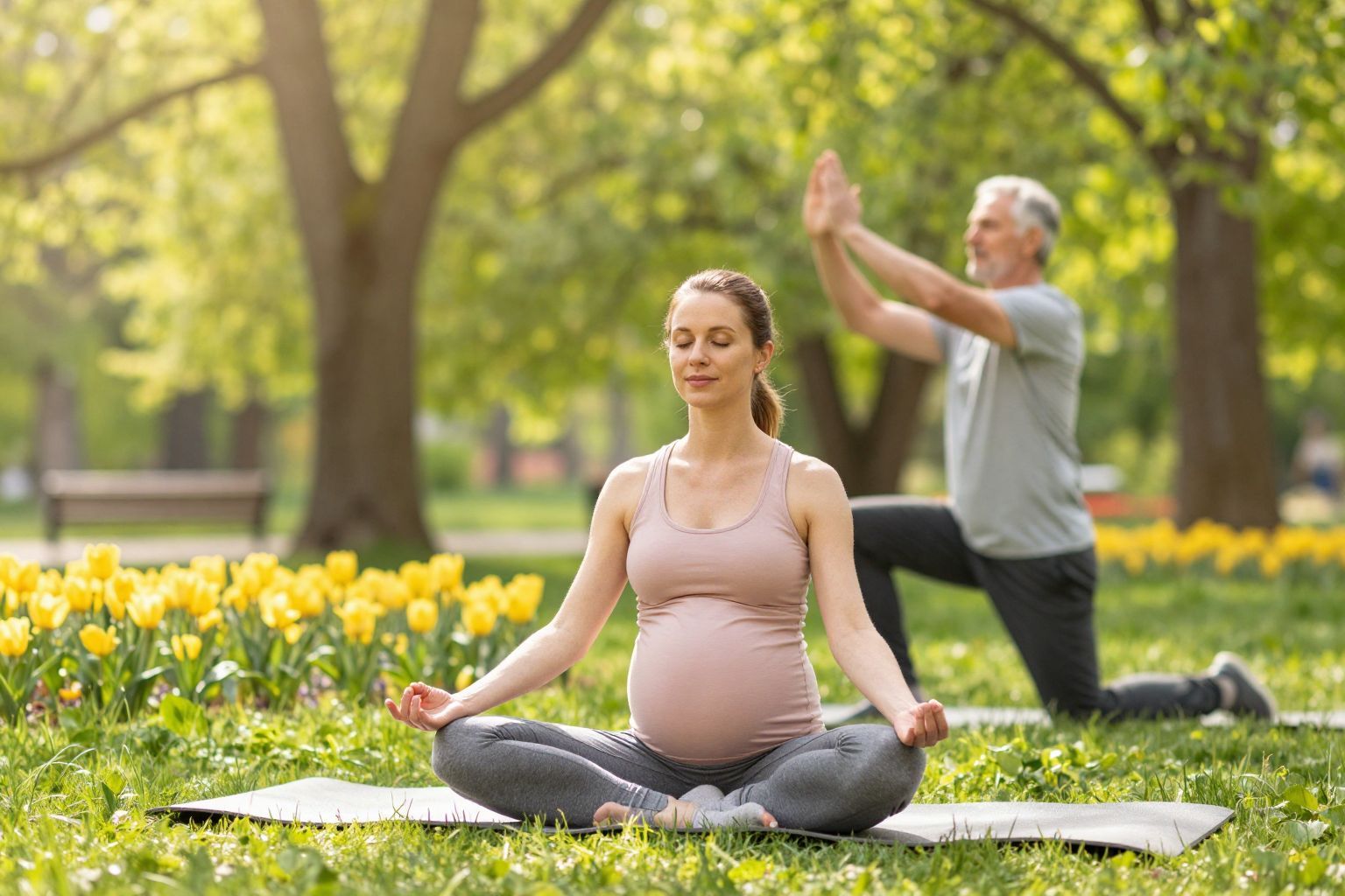 A légzőgyakorlatok segíthetnek a stressz csökkentésében várandósság alatt.