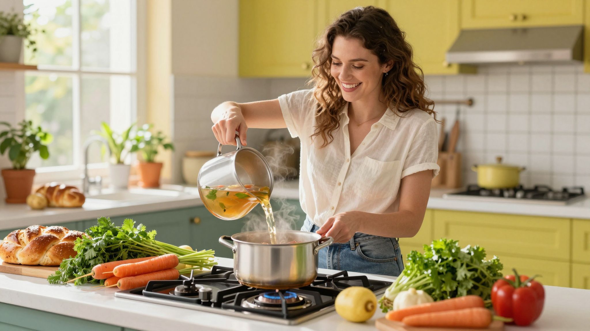 A sonkalé nagyszerű alaplevet készíthet levesekhez!