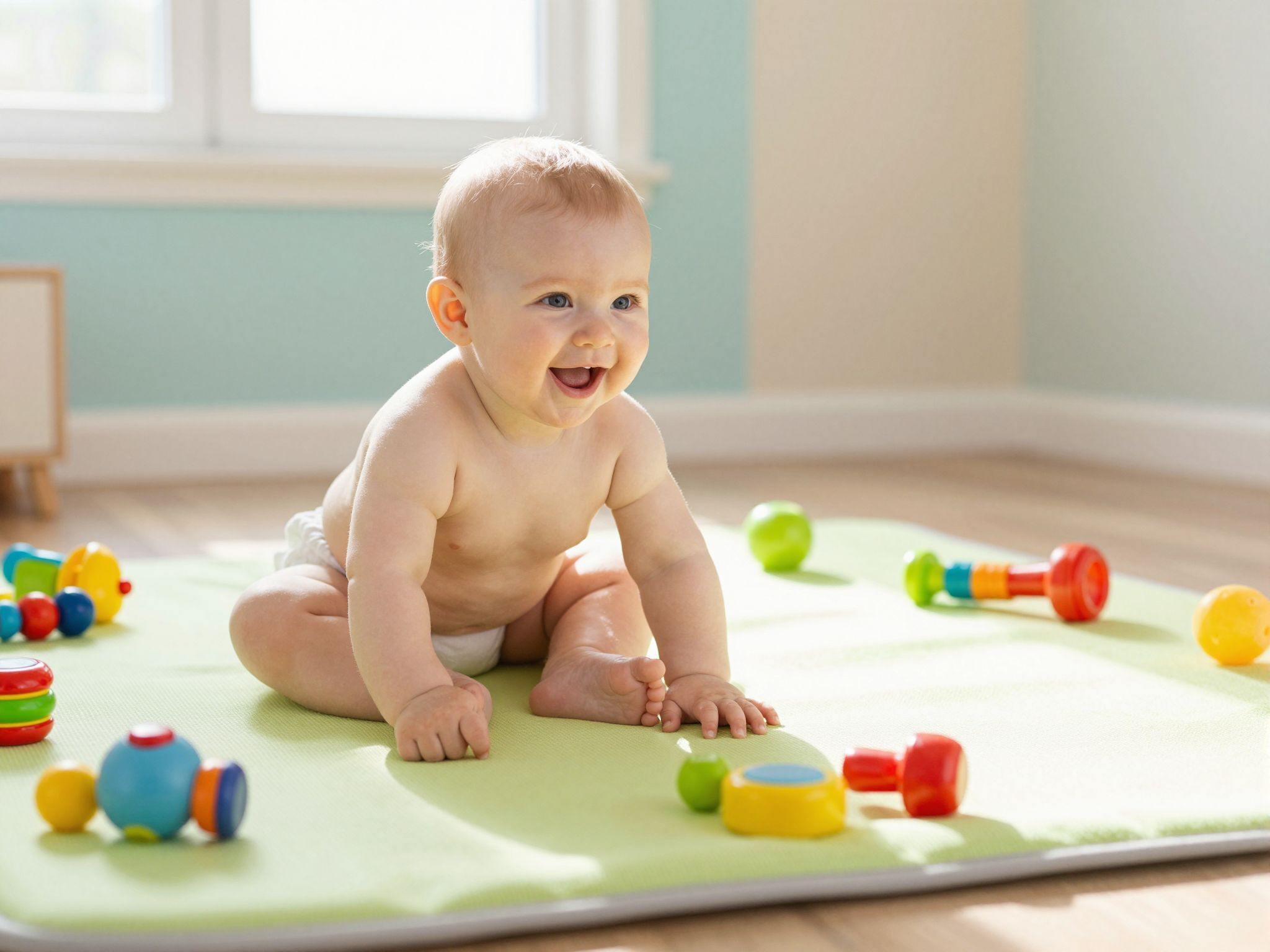 A baba magától ülni általában 6-9 hónaposan képes.