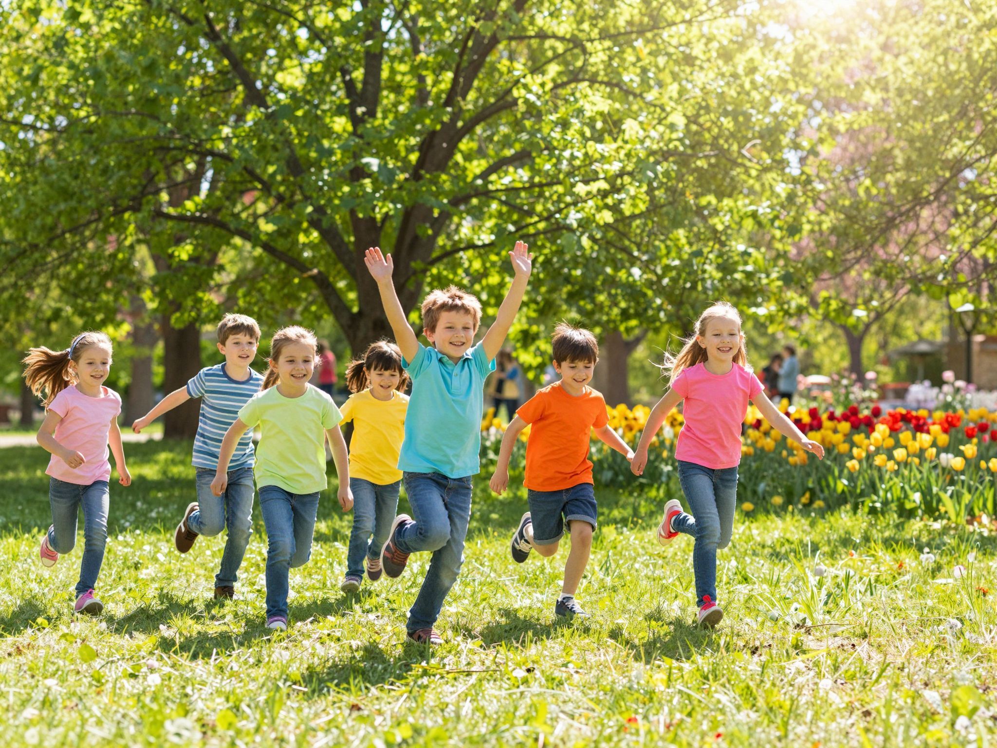 A természetben való mozgás növeli a gyerekek energiáját.