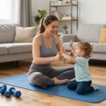 Nincs időd edzőterembe menni? Így tudsz otthon is formába jönni a gyerek mellett