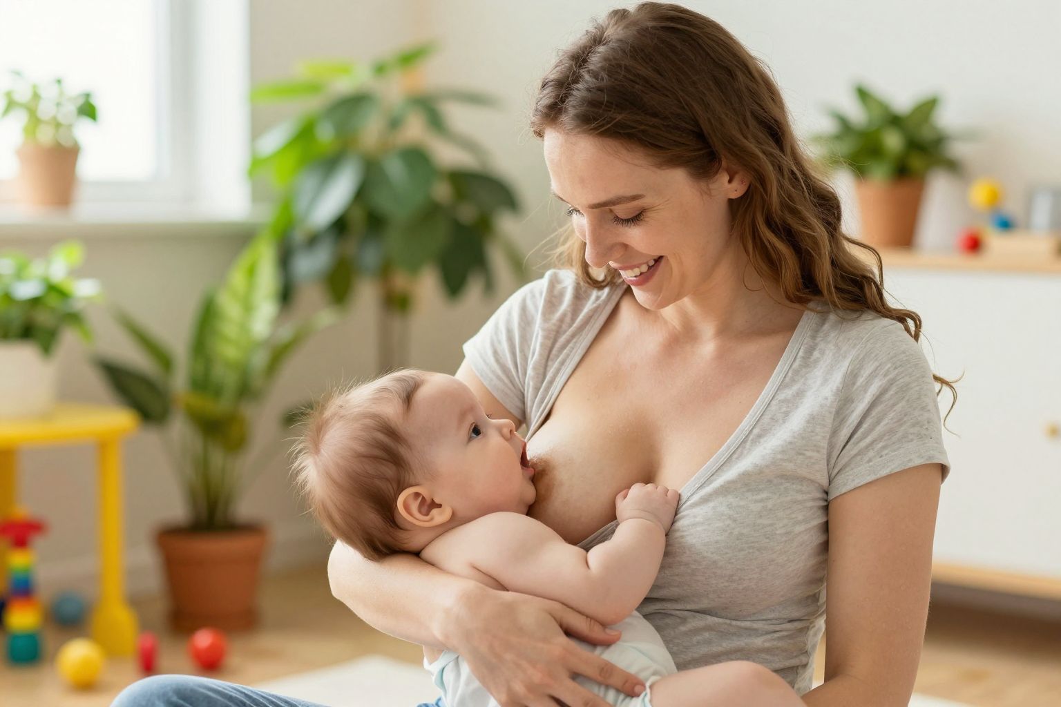 A szoptatás összetétele folyamatosan alkalmazkodik a baba igényeihez.