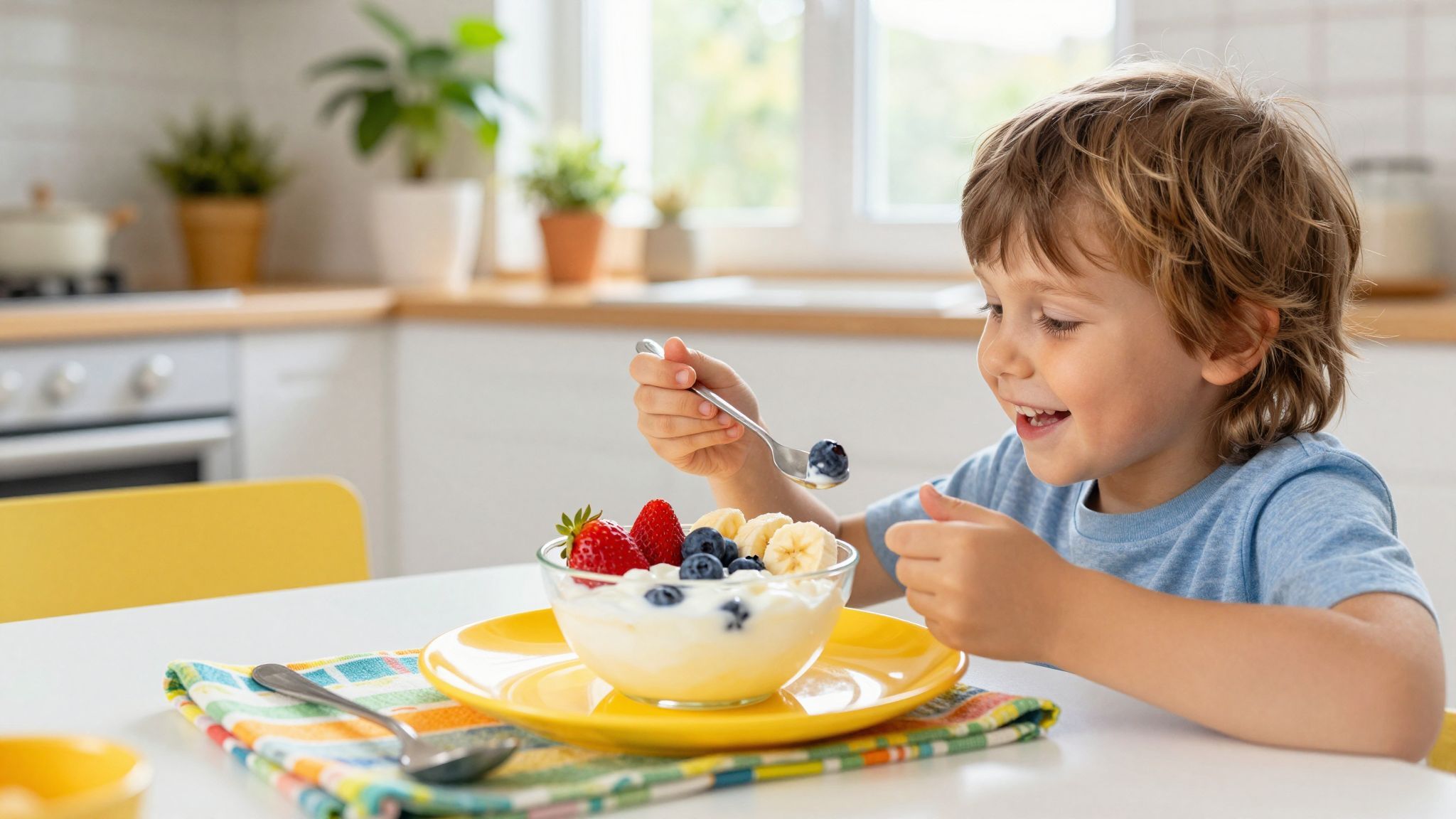 Joghurtos gyümölcs smoothie: ízletes reggeli, tele vitaminnal!