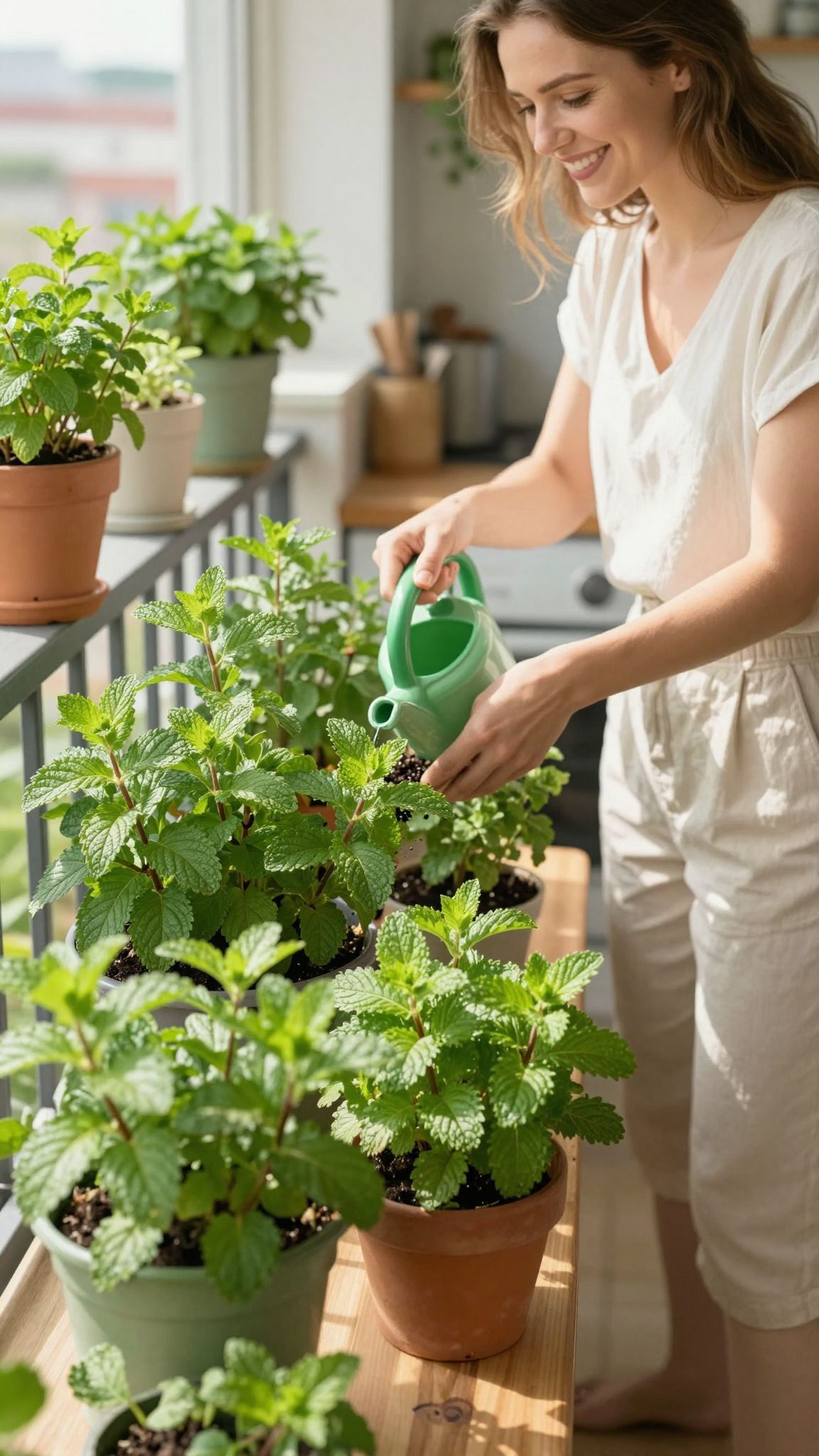 Mentás balkon egyedi ízekkel gazdagítja ételeinket.